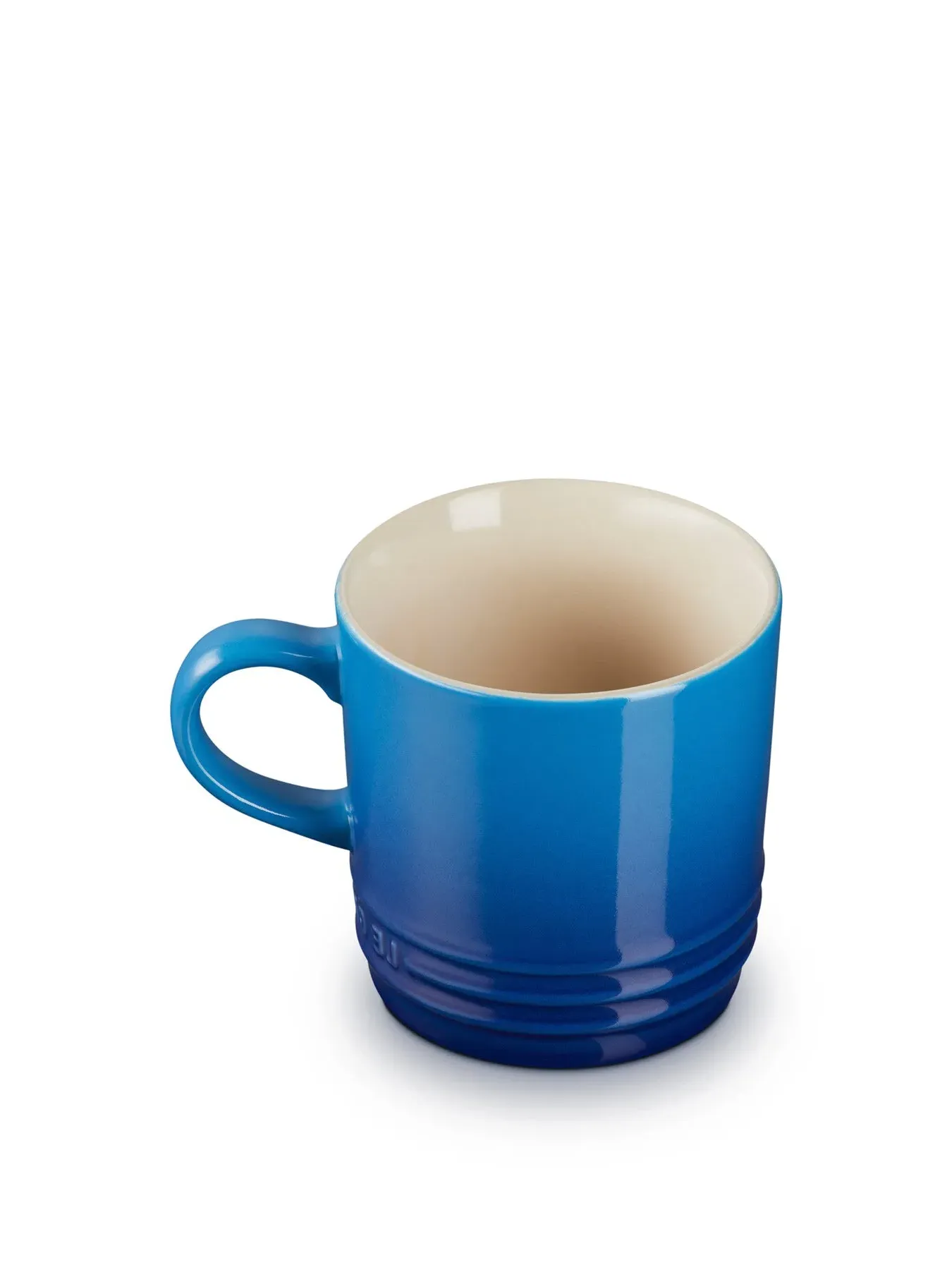 Cappuccino Mug - Azure Blue, Stoneware