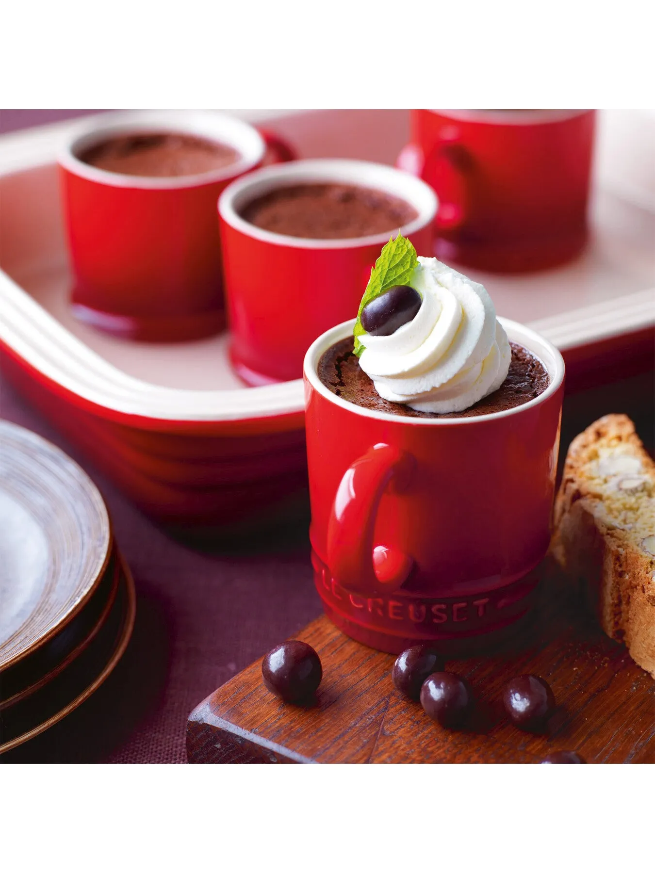 Espresso Mug 100ml - Cerise, Stoneware