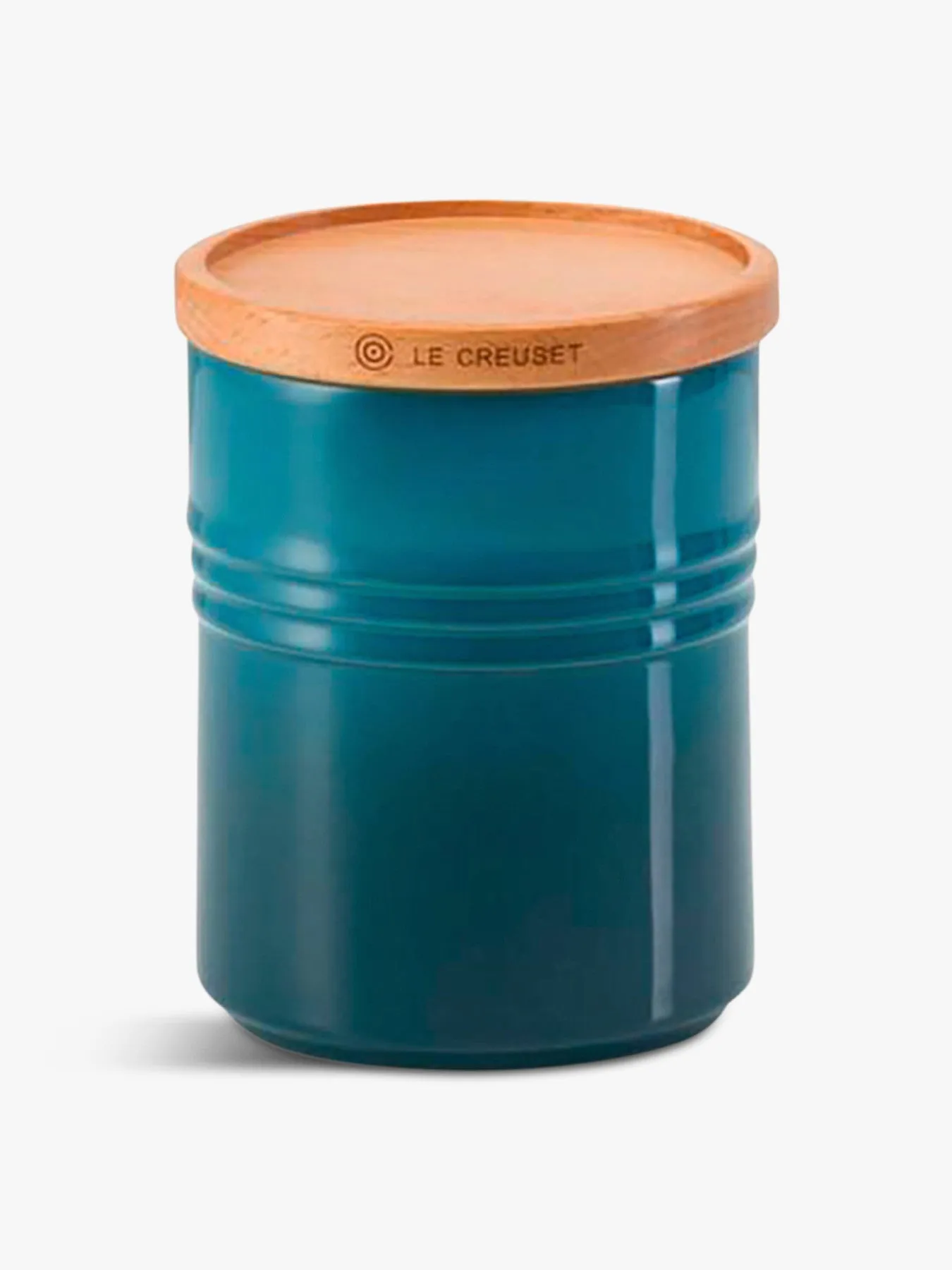 Medium Storage Jar - Deepteal, Stoneware