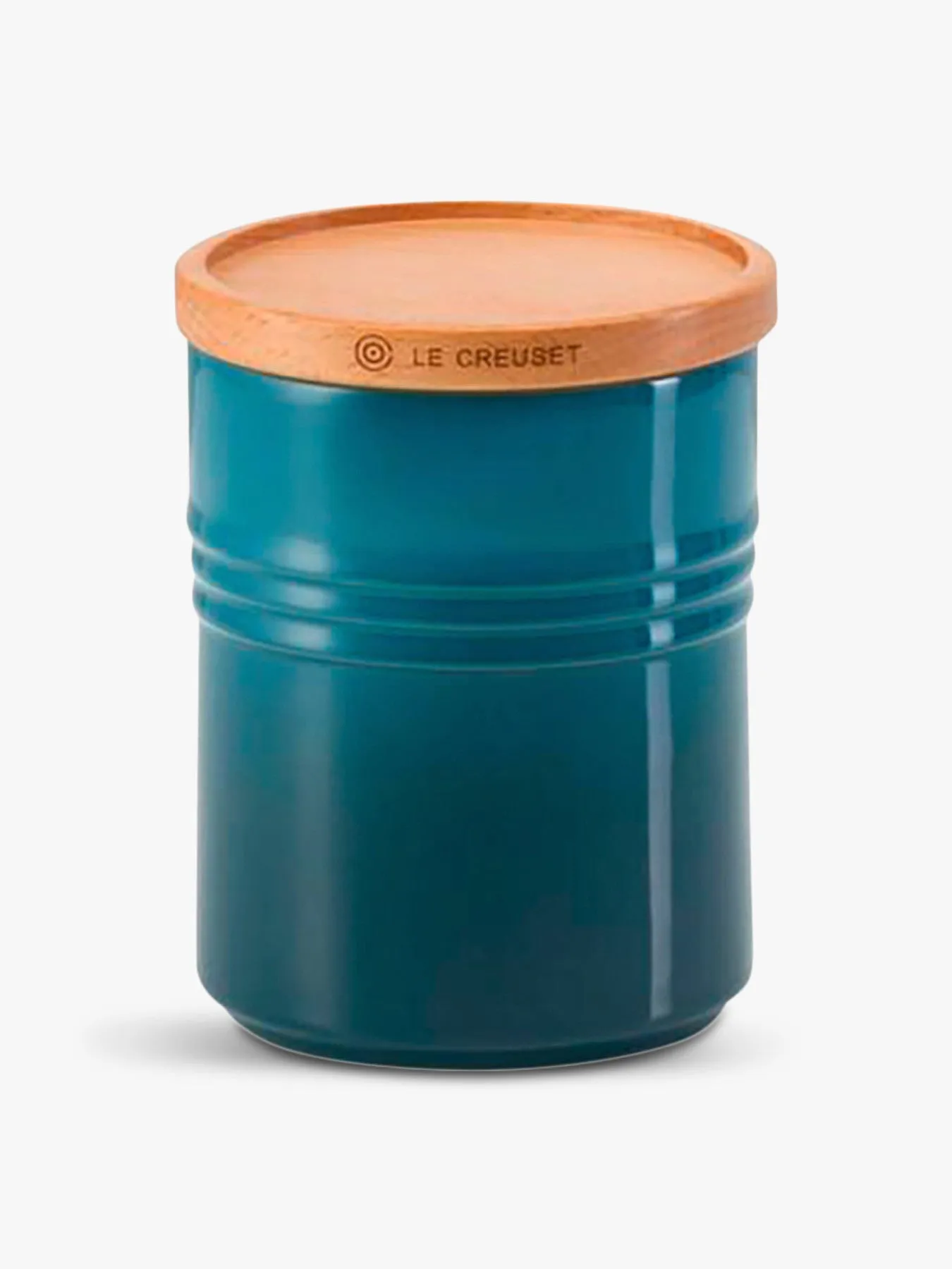 Medium Storage Jar - Deepteal, Stoneware image