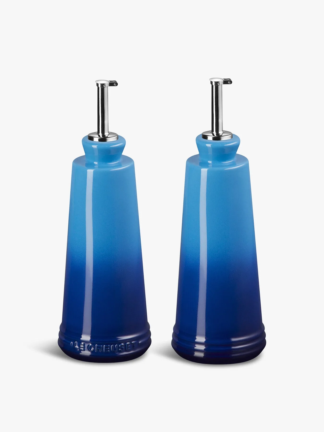 Oil Vinegar Set - Azure Blue, Stoneware image