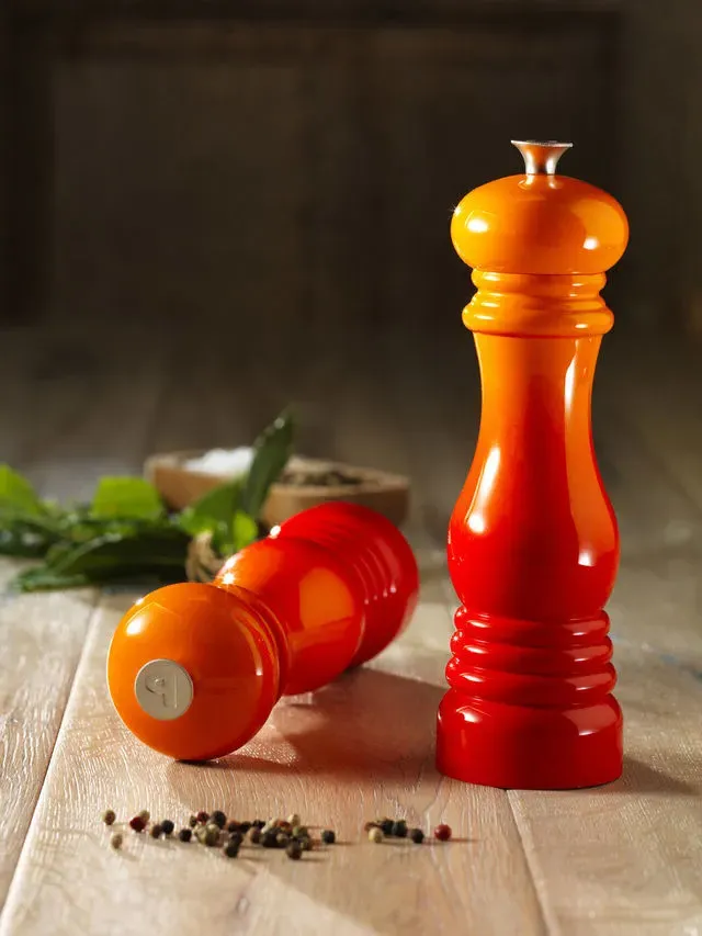 Salt & Pepper Mill Duo - Orange, Ceramic