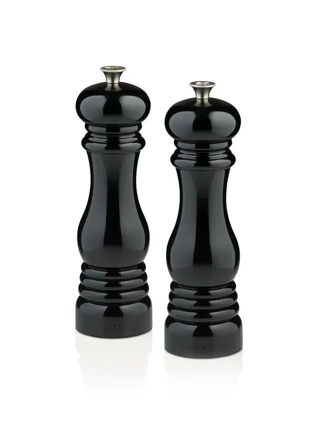 Salt & Pepper Mill Set - Black, Ceramic image