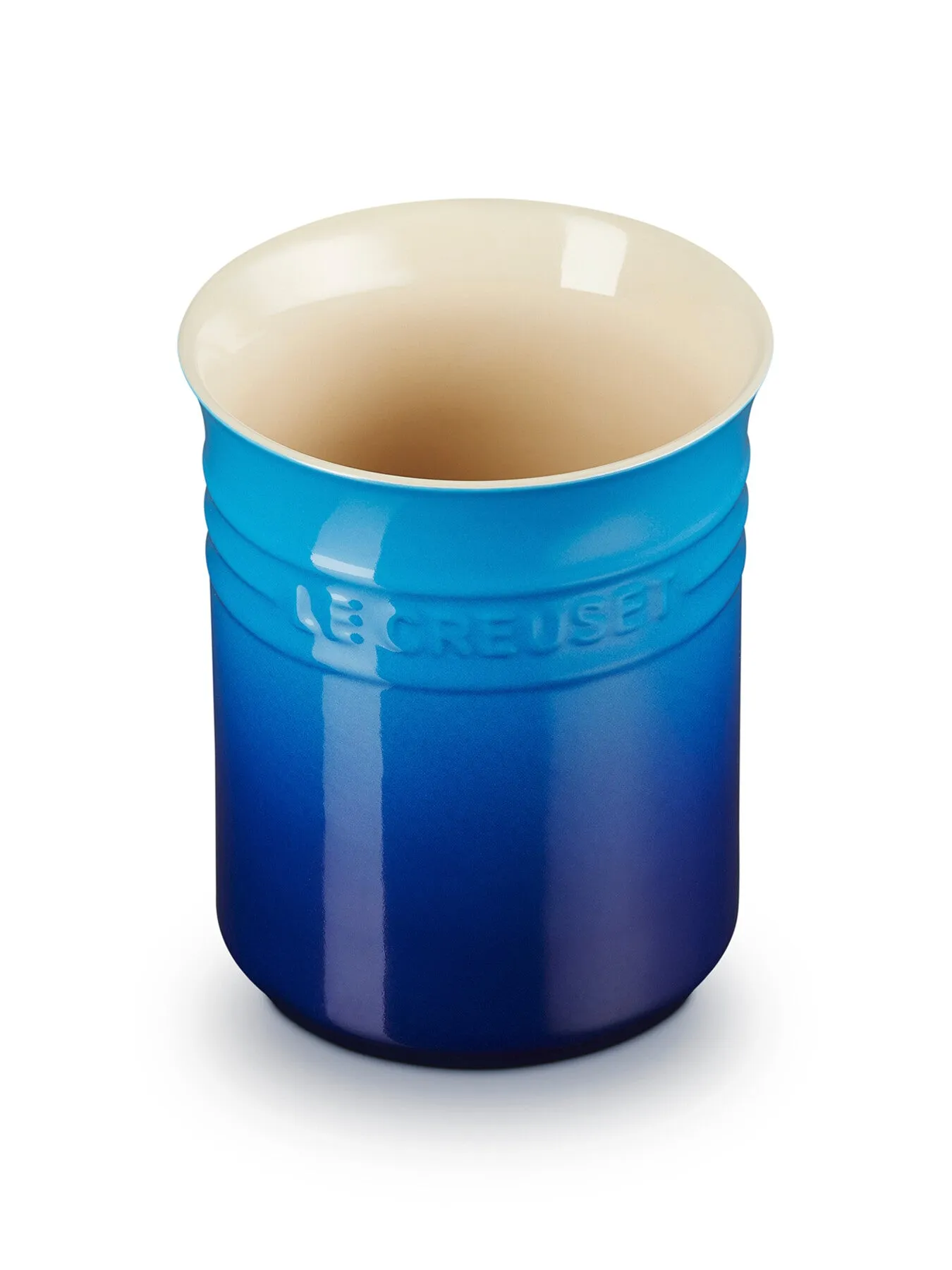 Small Utensil Jar - Azure Blue, Stoneware