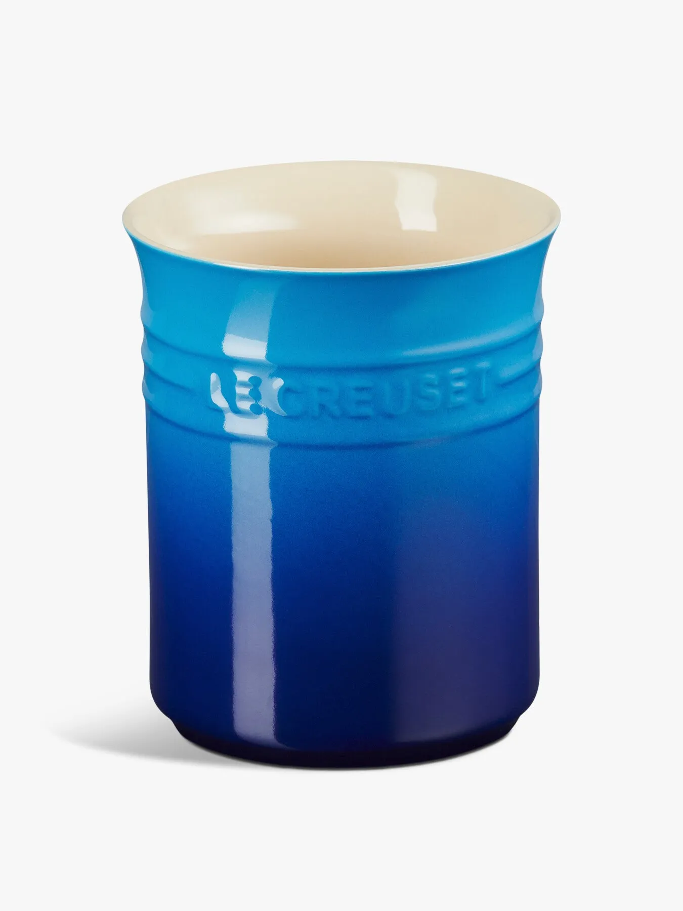 Small Utensil Jar - Azure Blue, Stoneware image