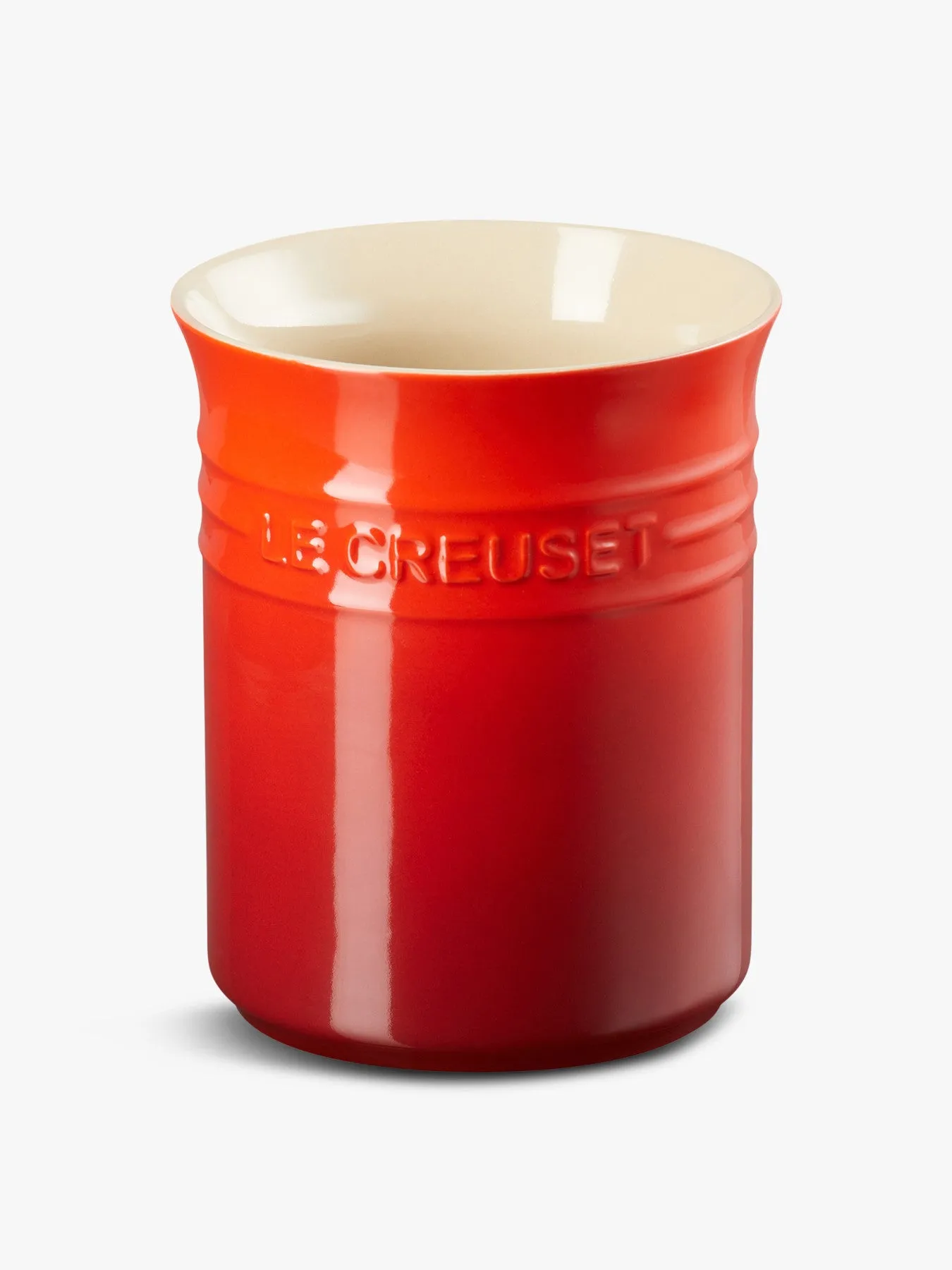 Small Utensil Jar - Cerise, Stoneware image