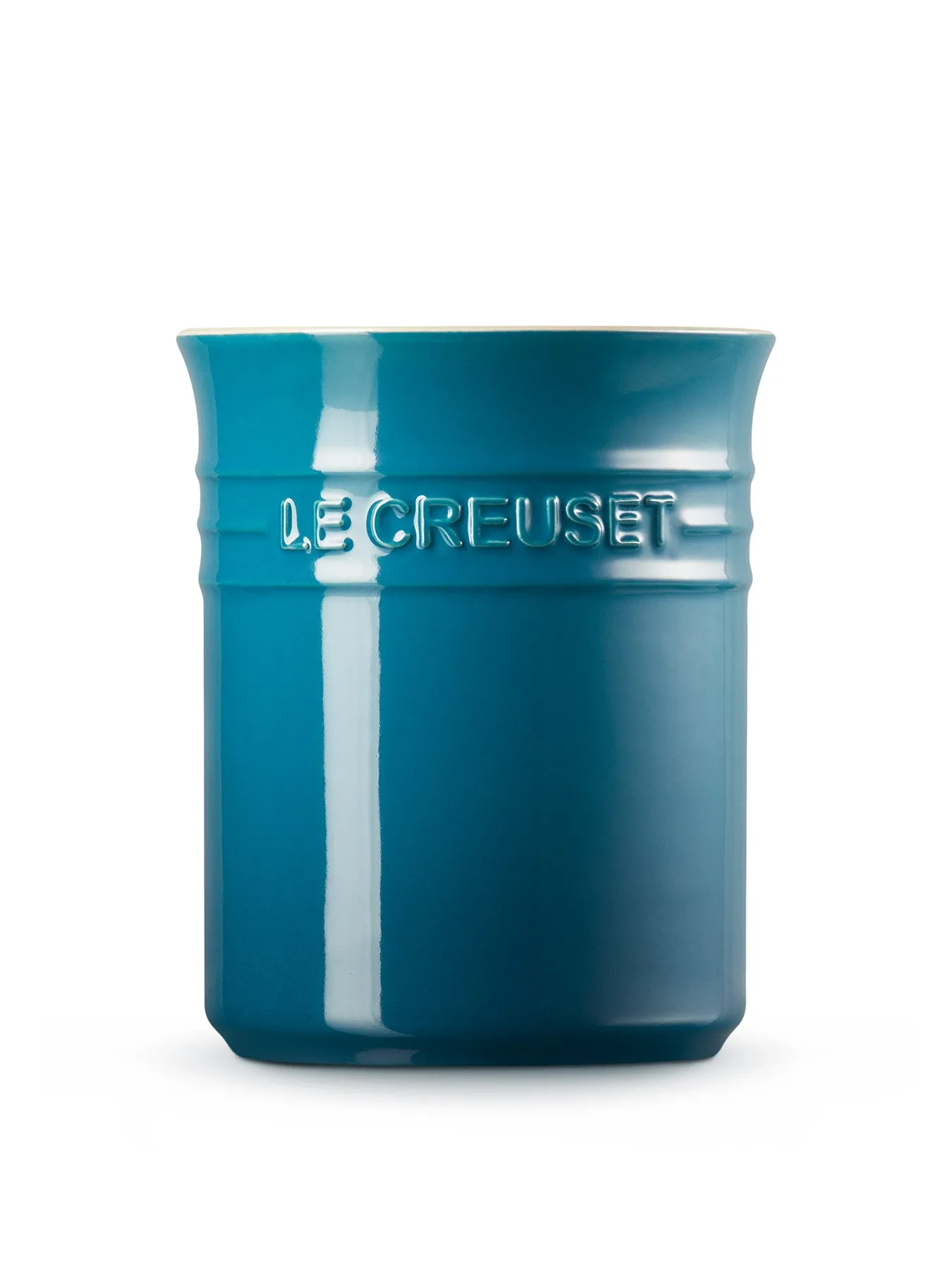 Small Utensil Jar - Deep Teal, Stoneware