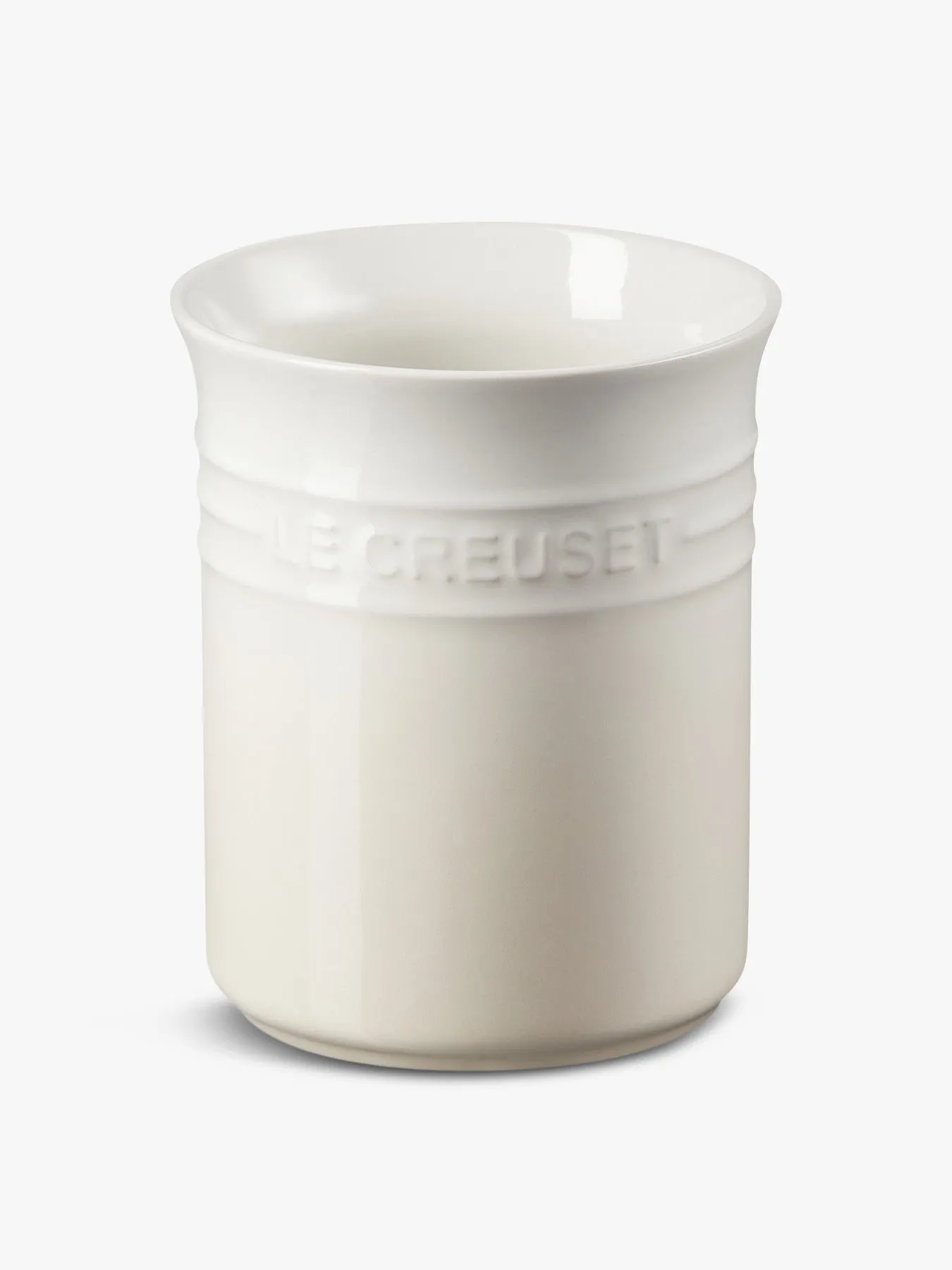 Small Utensil Jar - Meringue, Stoneware image