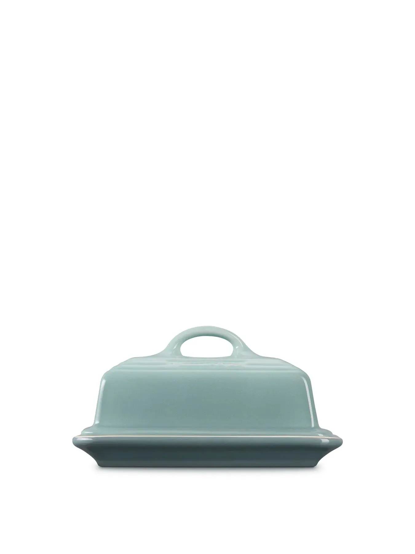 Stoneware Butter Dish - Sea Salt