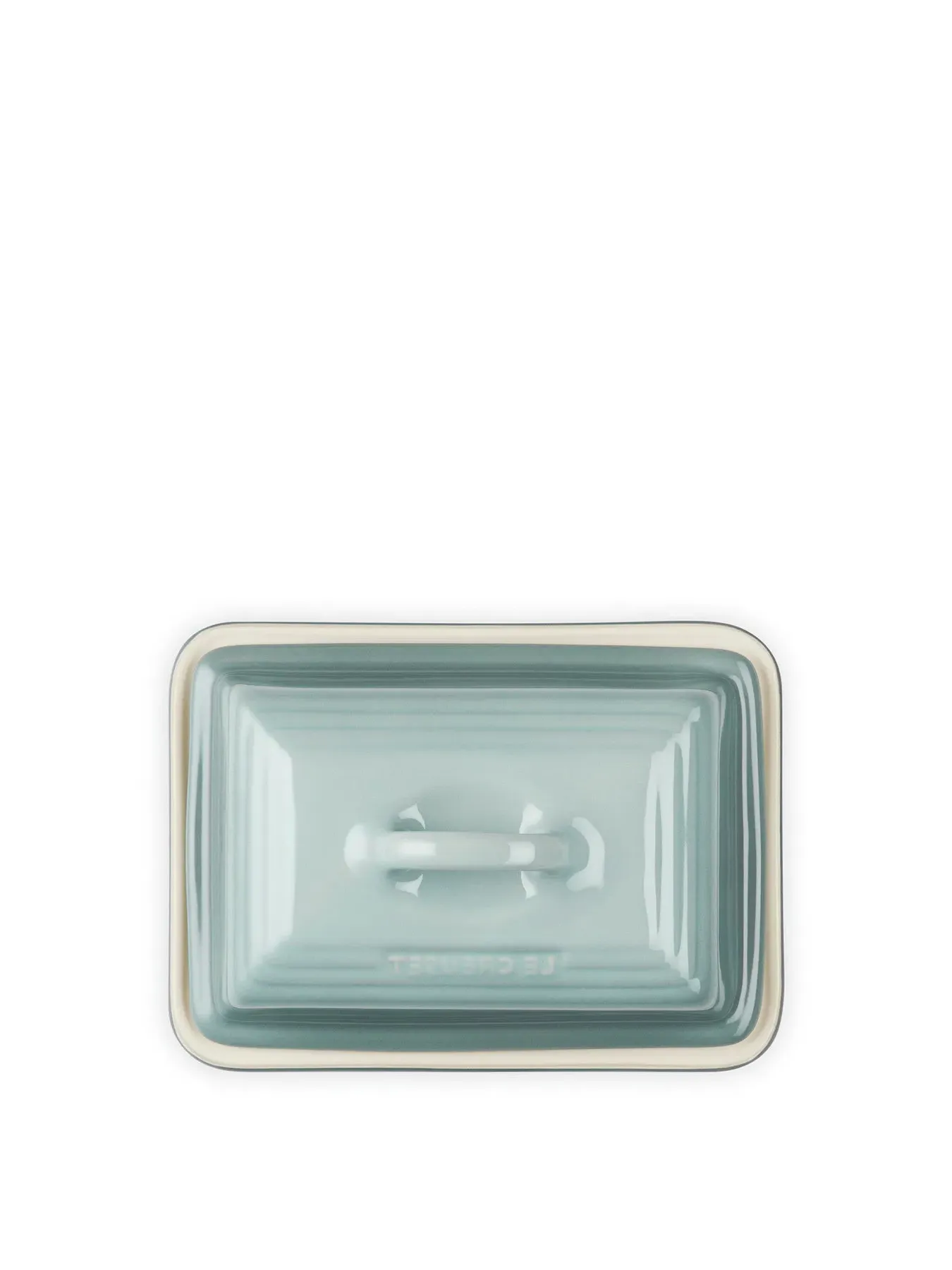 Stoneware Butter Dish - Sea Salt
