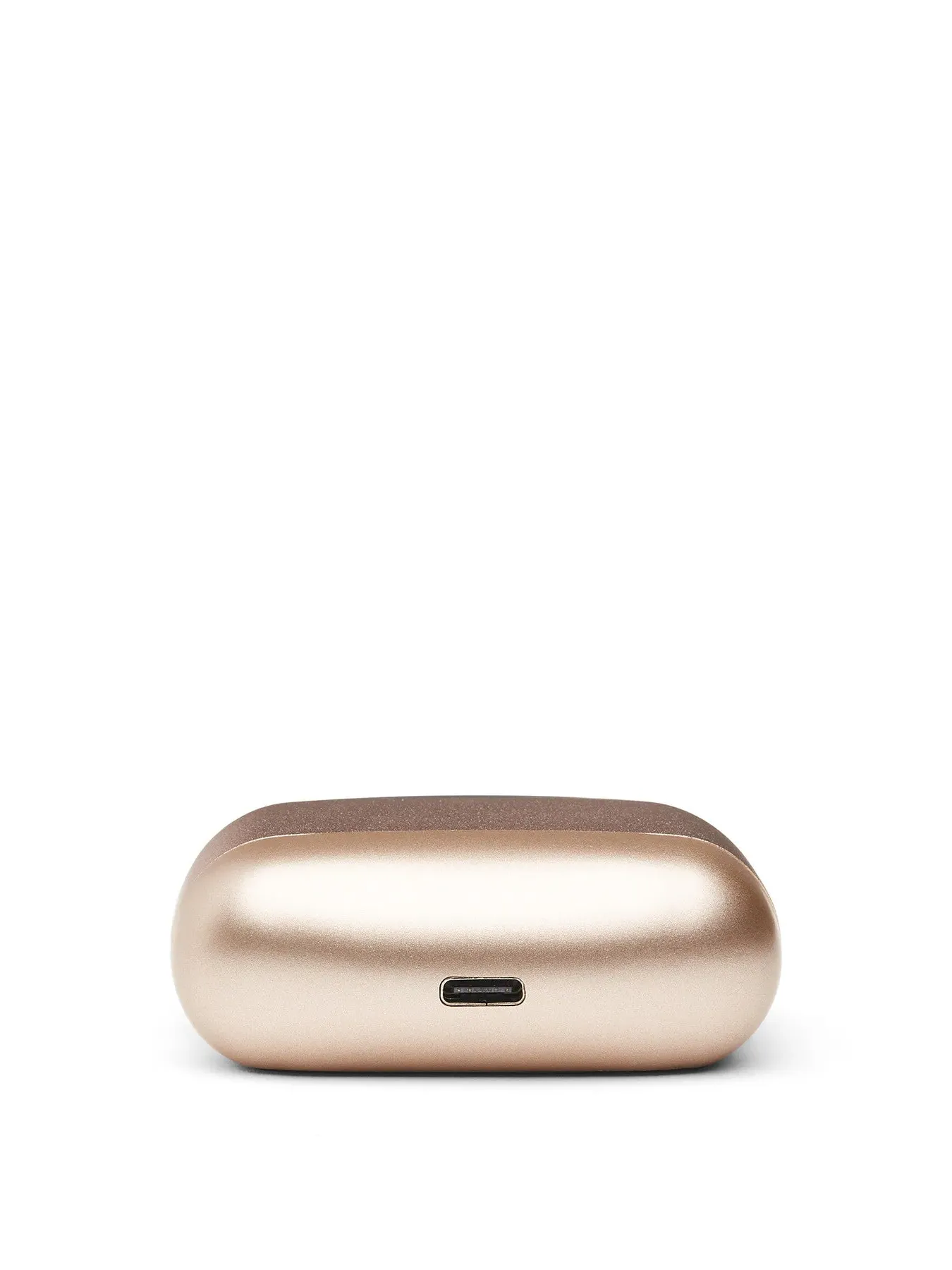 Mini Alarm Clock with LCD Display - Soft Gold