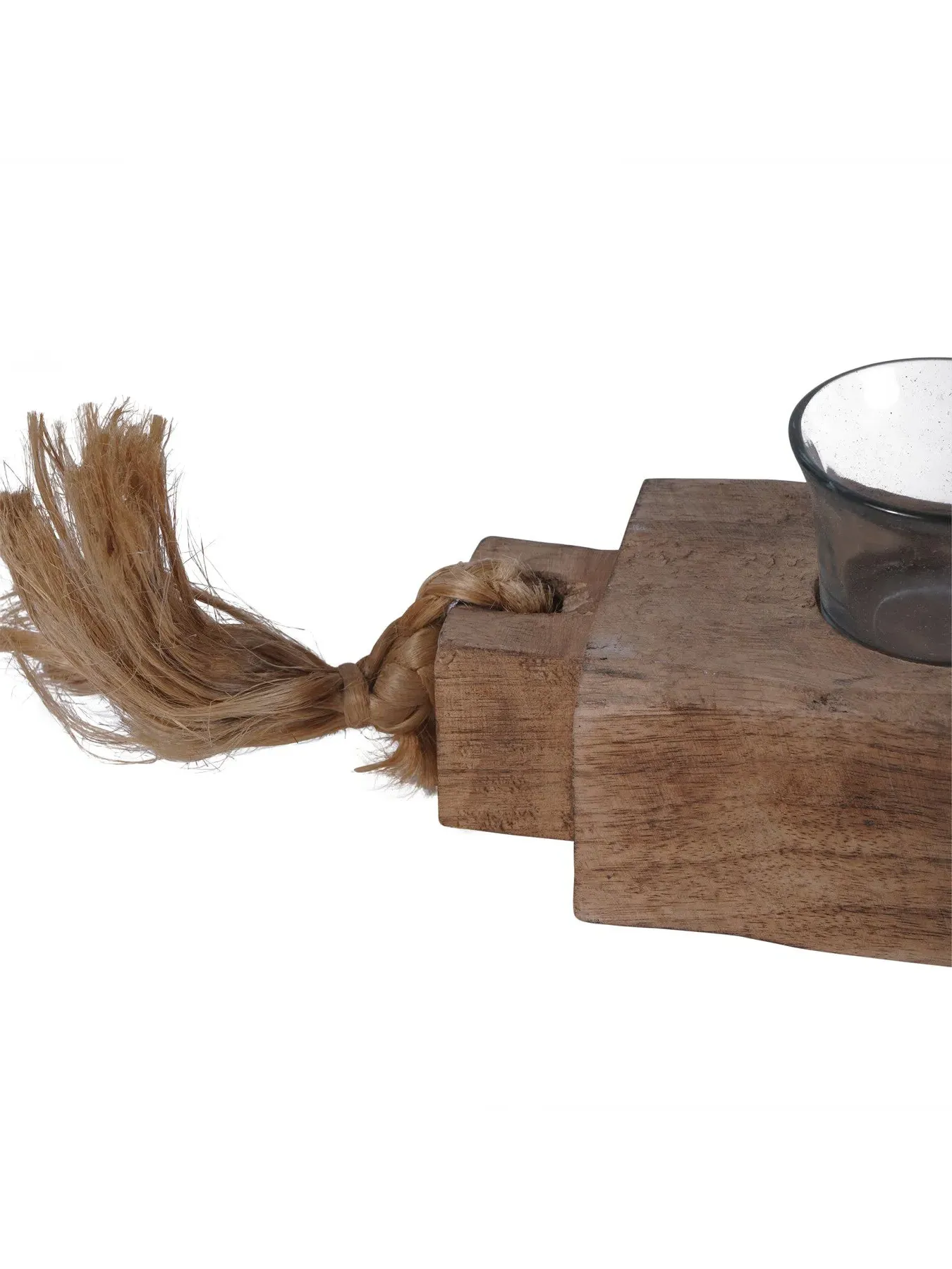 5 Light Tea Light Holder - Antique, Wood