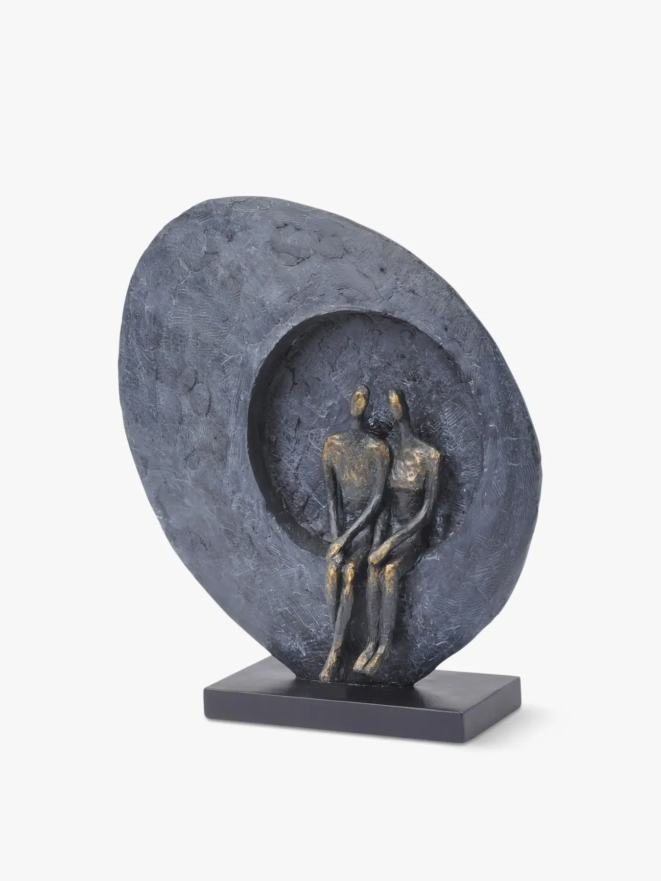 Abstract Couple Sculpture - Bronze Grey image