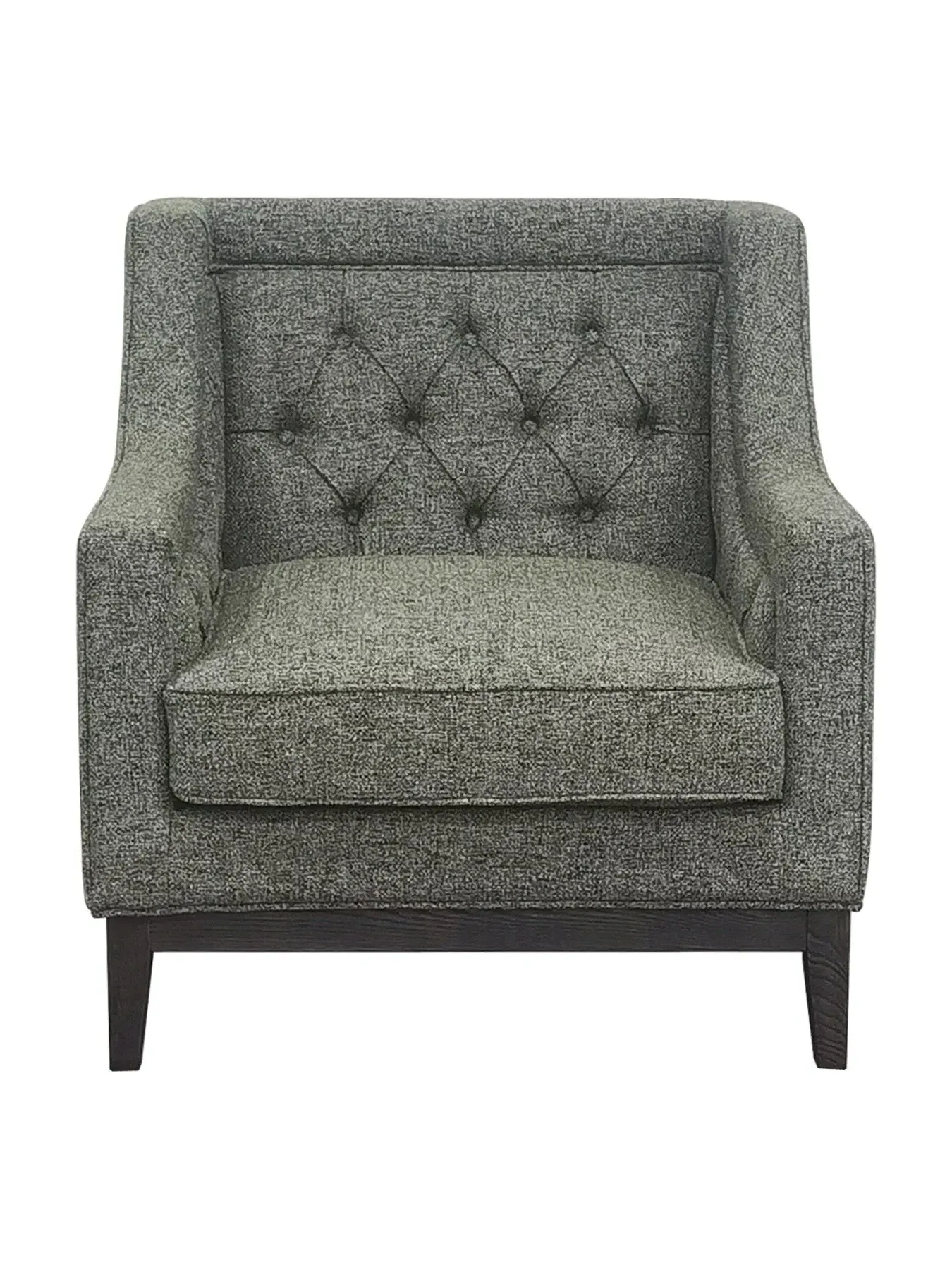 Buttoned Armchair - Green