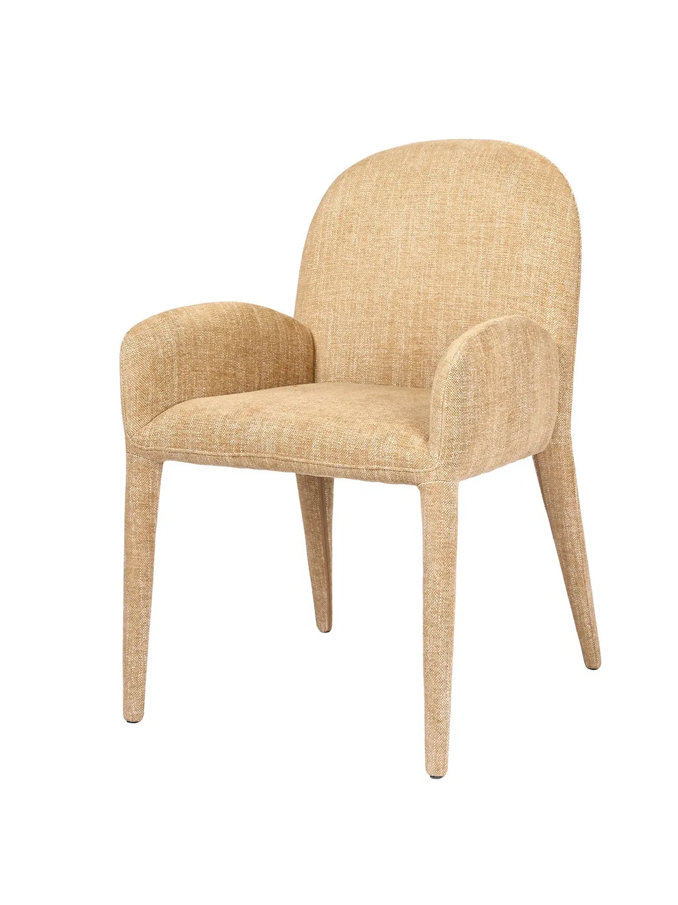 Carver Dining Chair Upholstered - Beige