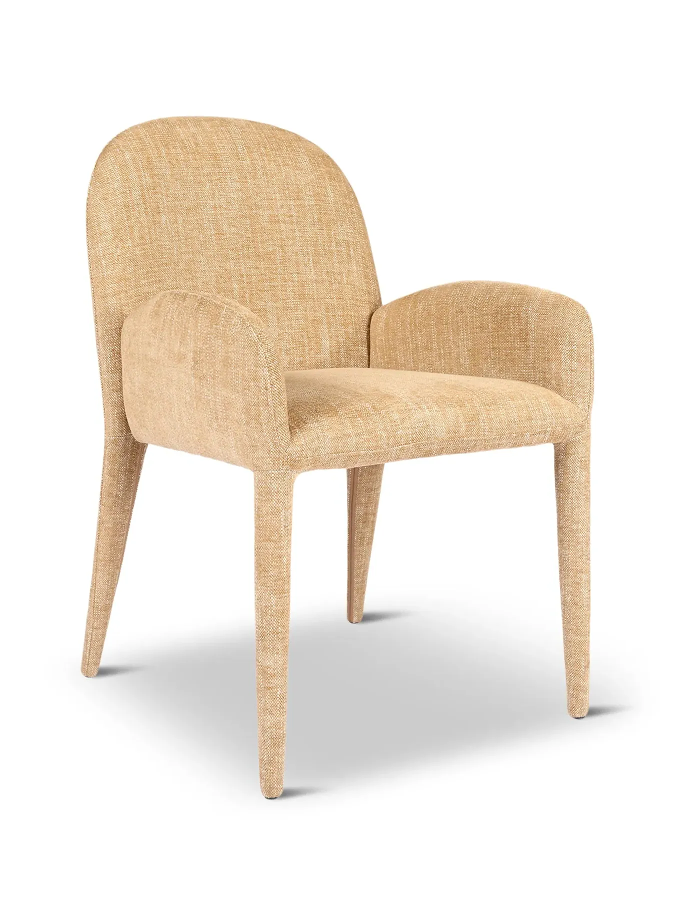 Carver Dining Chair Upholstered - Beige image