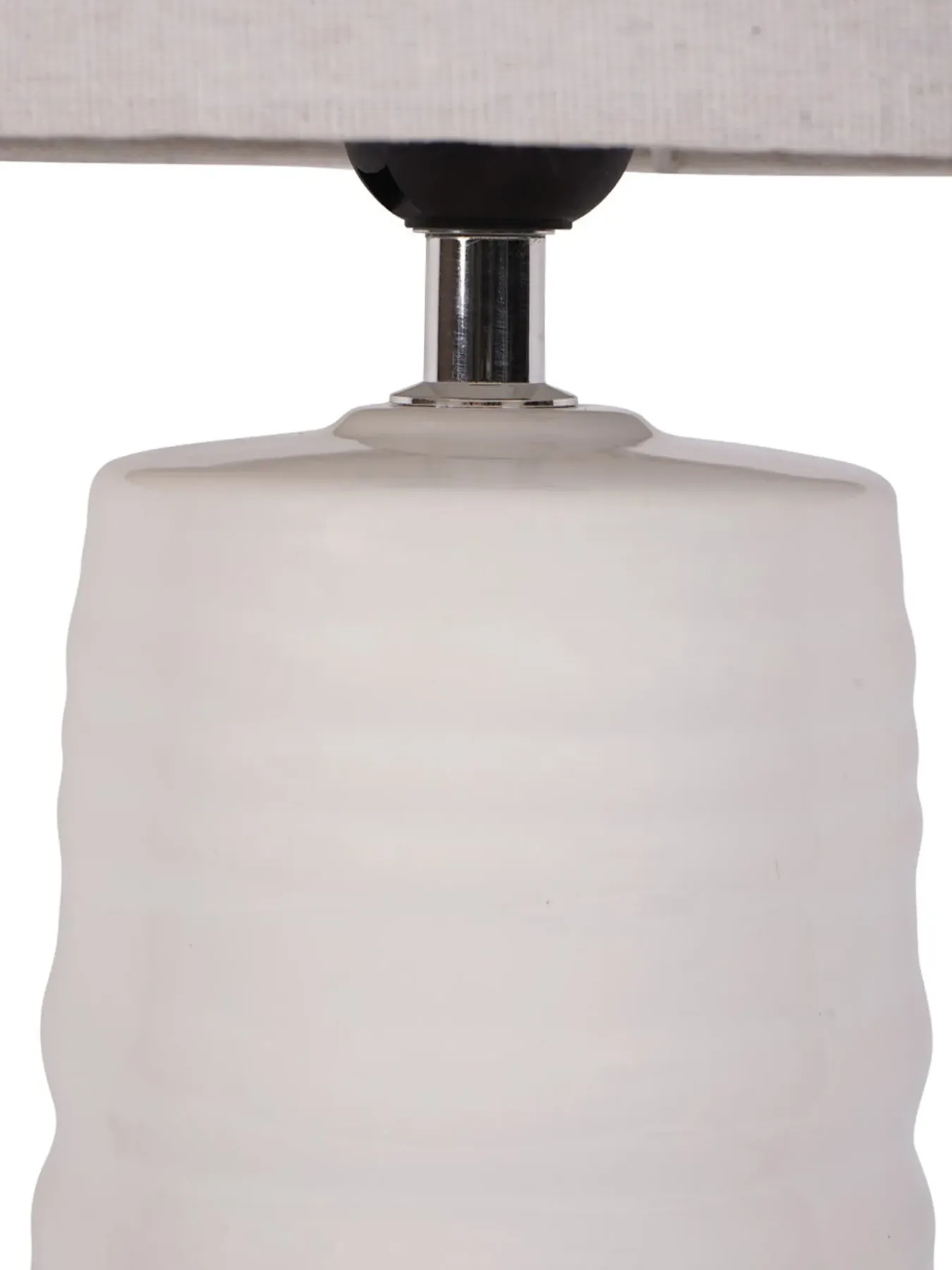 Ceramic Table Lamp with Shade - White, Ceramic