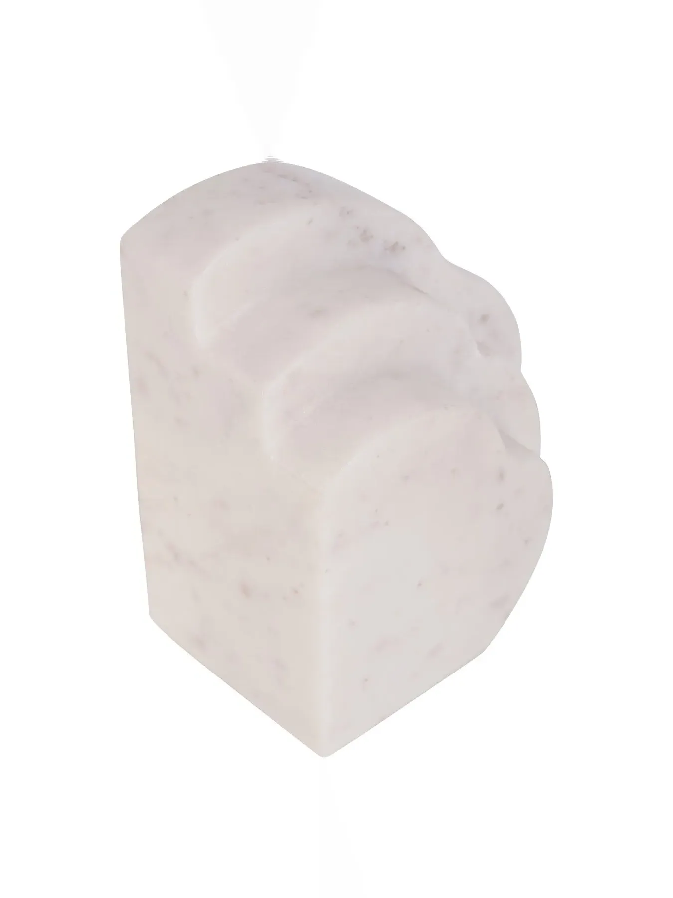 Cloud Bookends - White, Marble