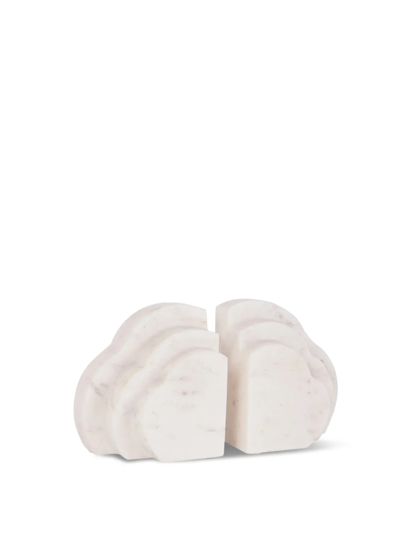 Cloud Bookends - White, Marble image