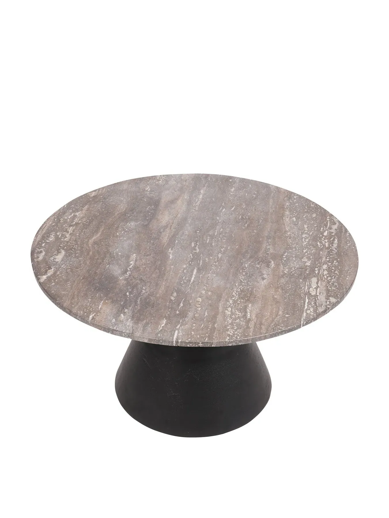 Coffee Table - Grey, Travertine