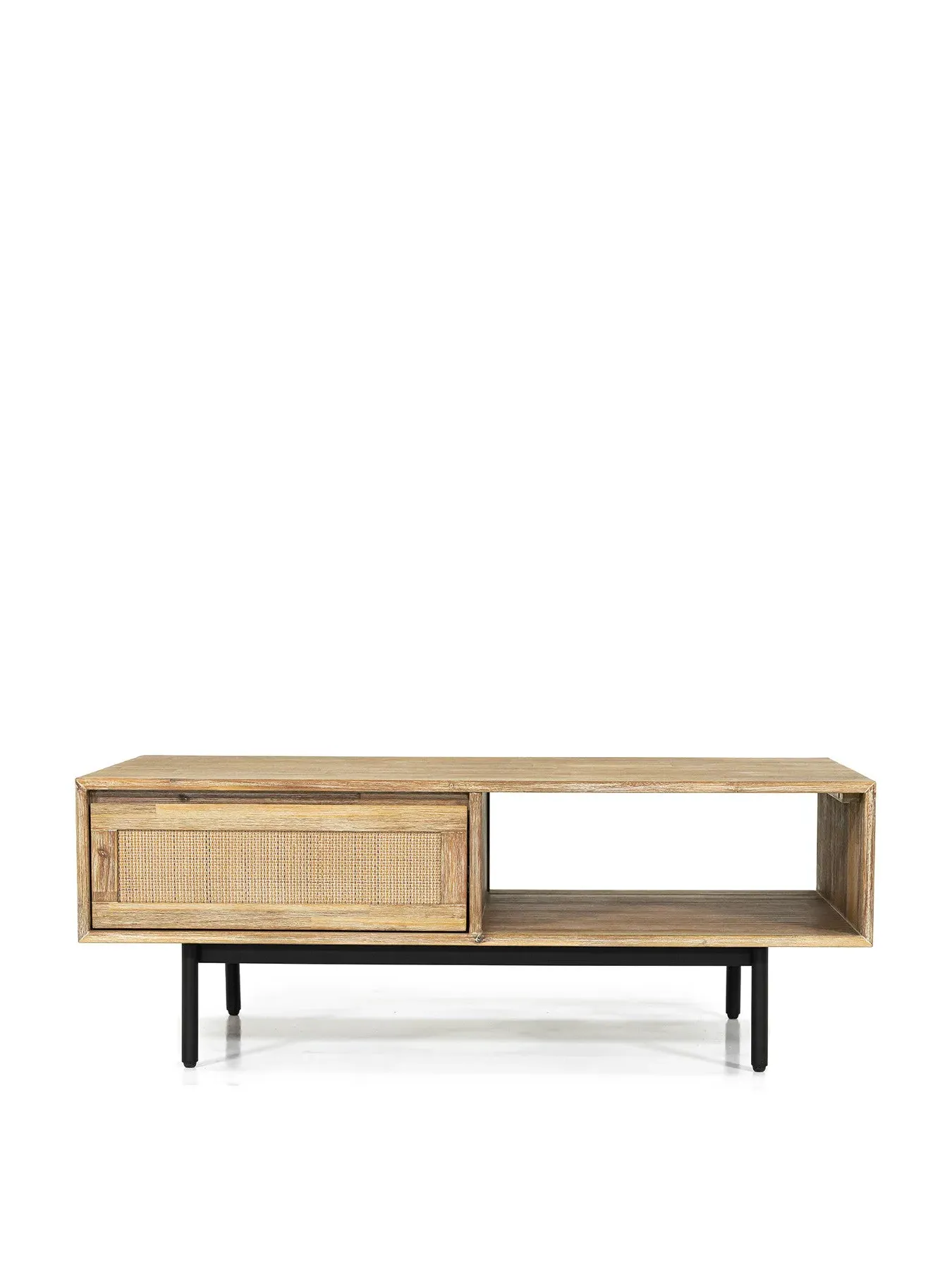 Coffee Table with Drawer - Natural, Acacia Wood