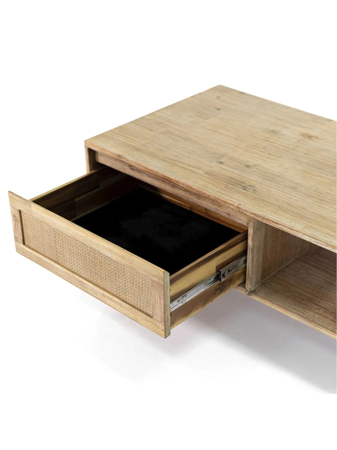 Coffee Table with Drawer - Natural, Acacia Wood