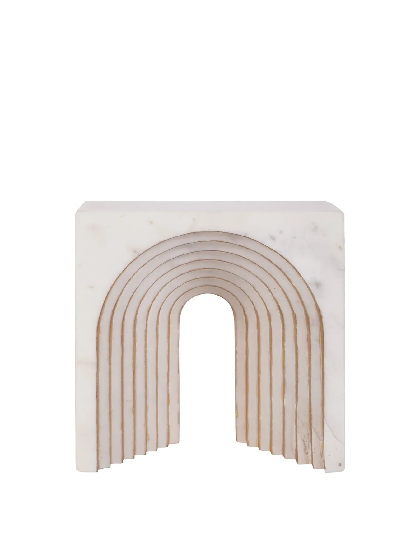 Decorative Sculpture - White, Marble