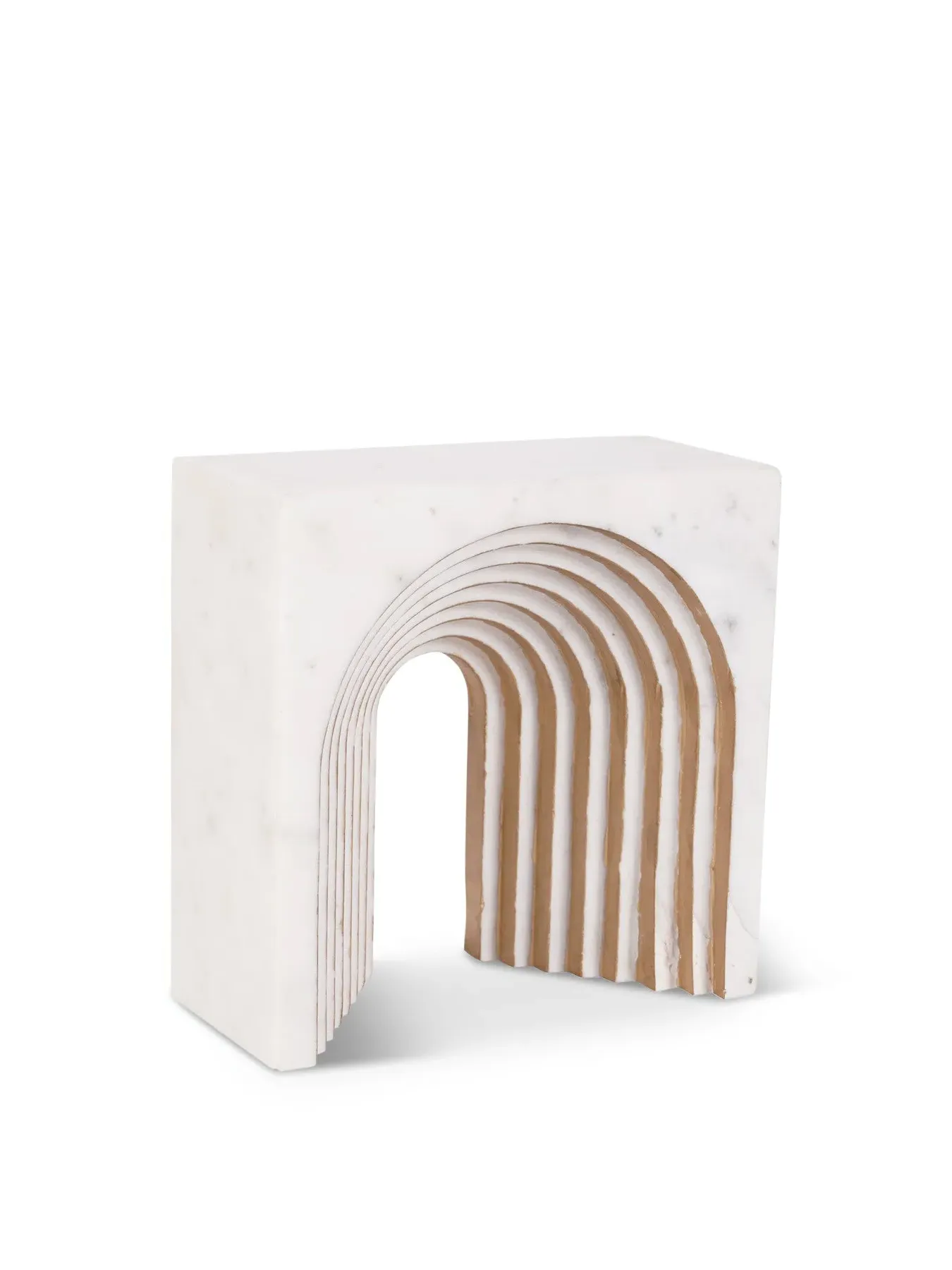 Decorative Sculpture - White, Marble image