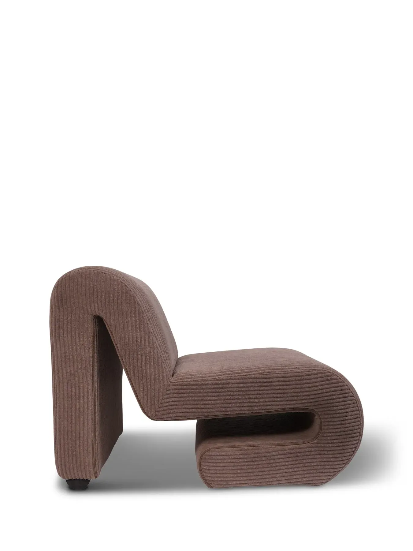 Ellis Chair Mid Corduroy - Brown, Fabric image