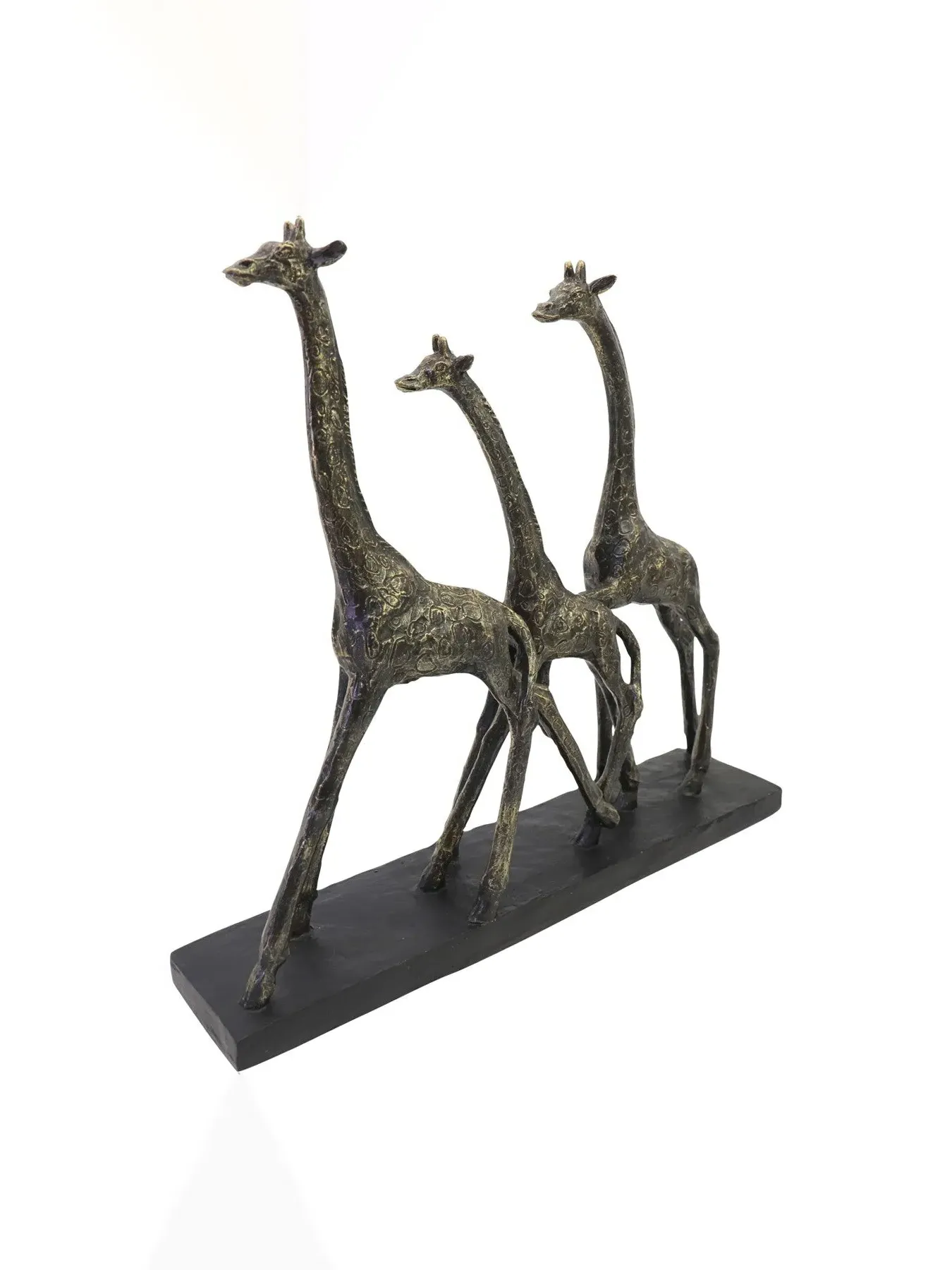 Family Giraffe Sculpture Set - Bronze