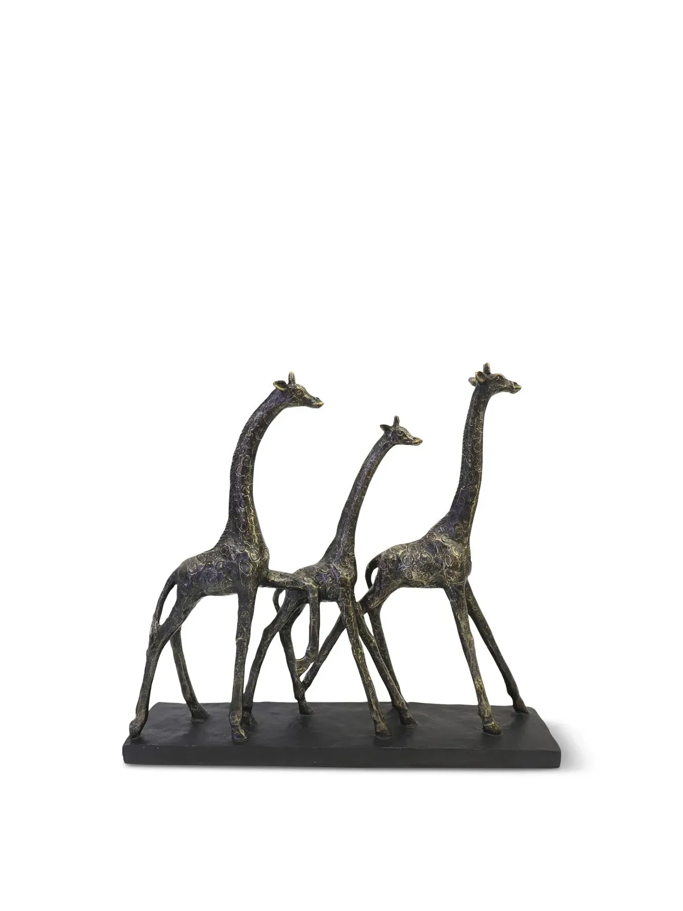 Family Giraffe Sculpture Set - Bronze image