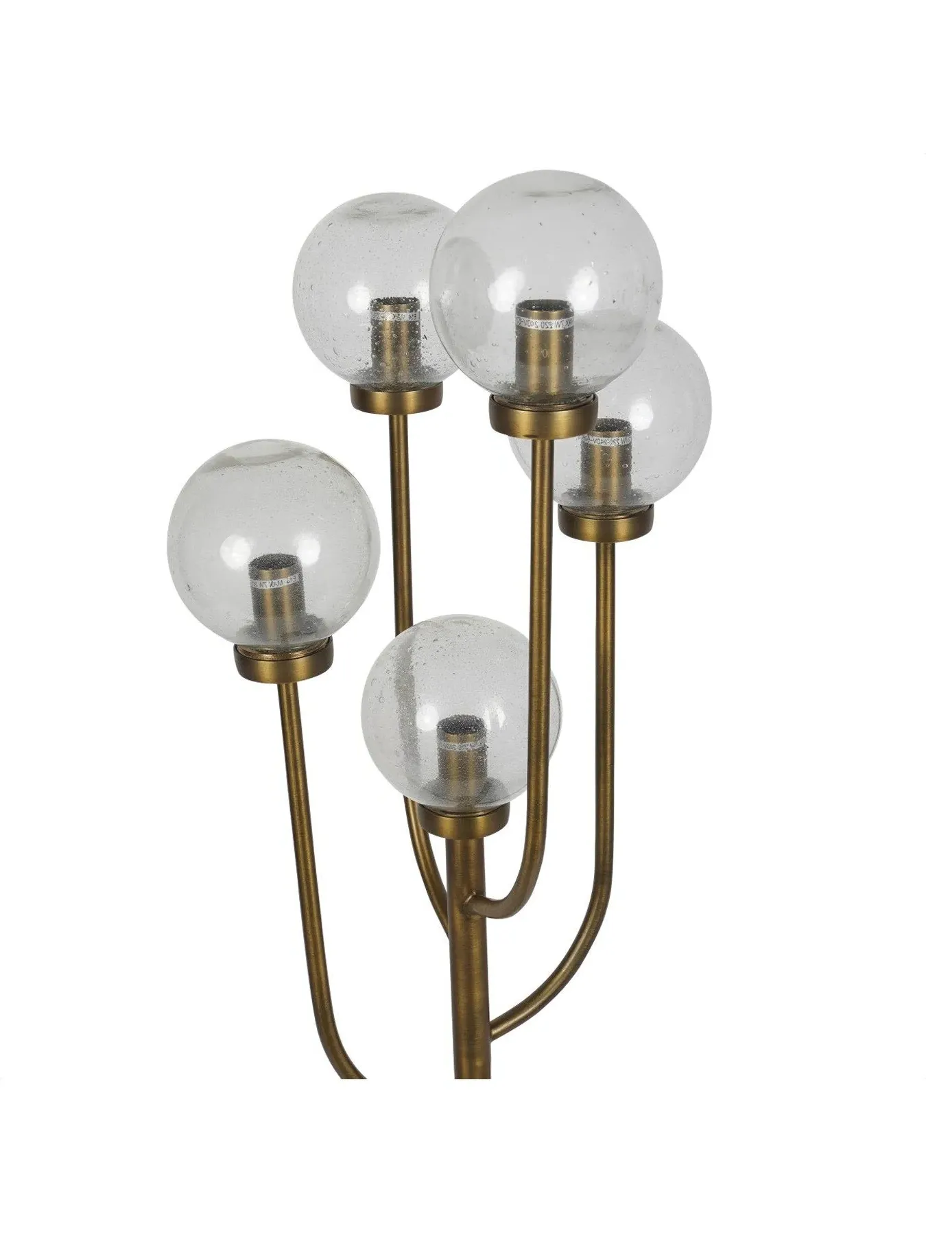 Five Globe Floor Lamp - Bronze, Metal