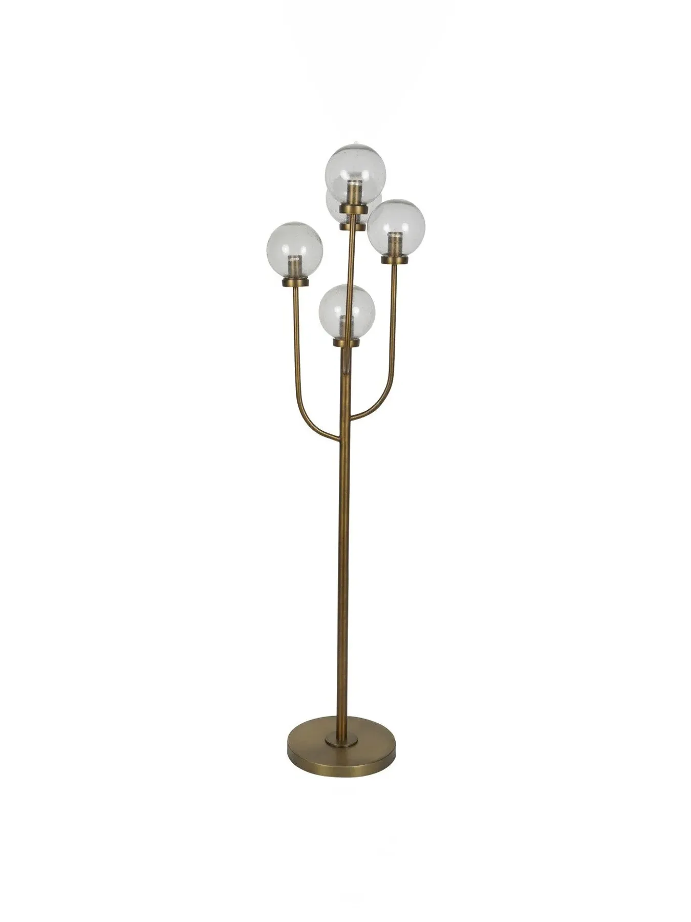 Five Globe Floor Lamp - Bronze, Metal