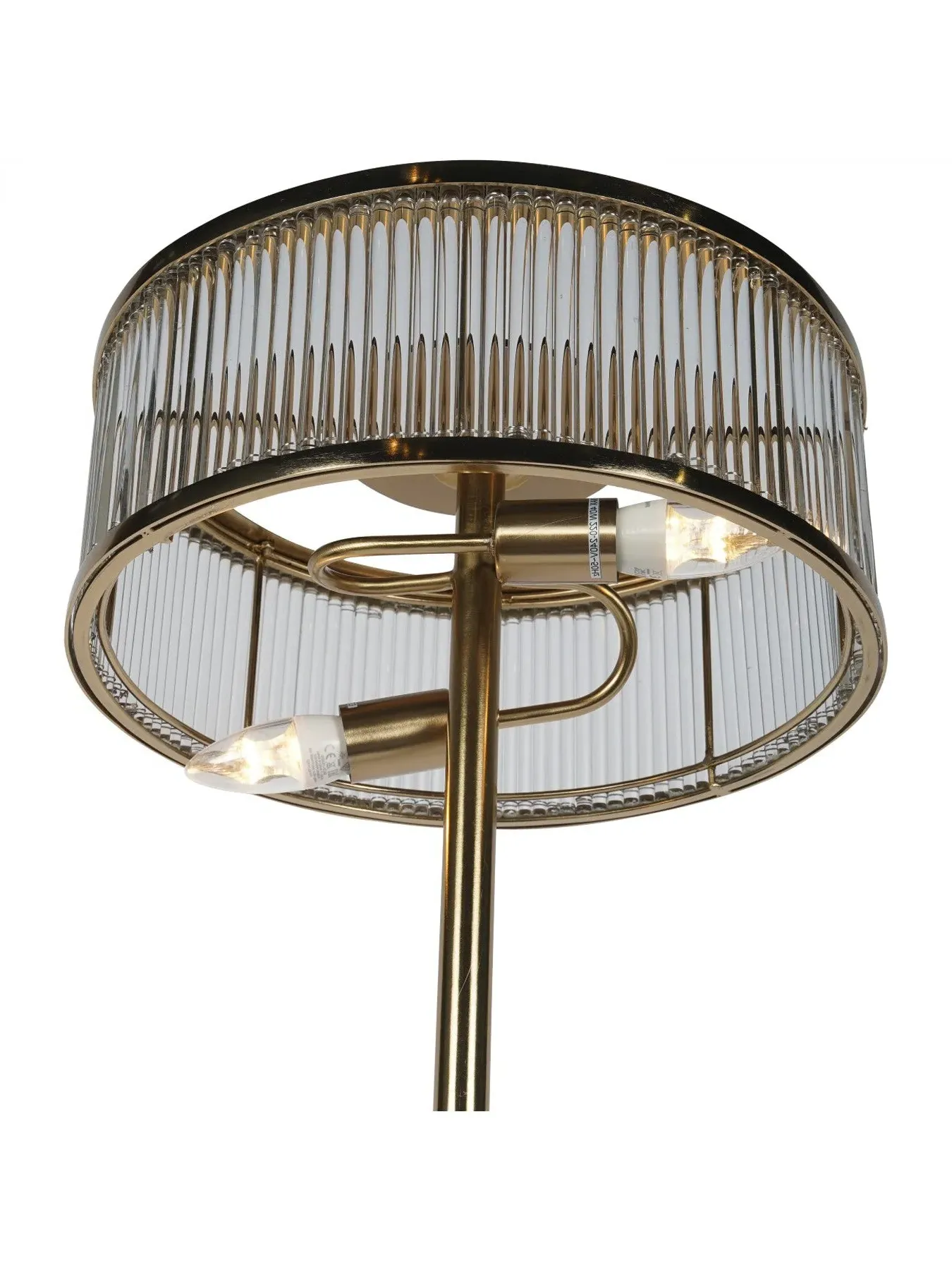 Floor Lamp with Tripod Base - Bronze, Metal