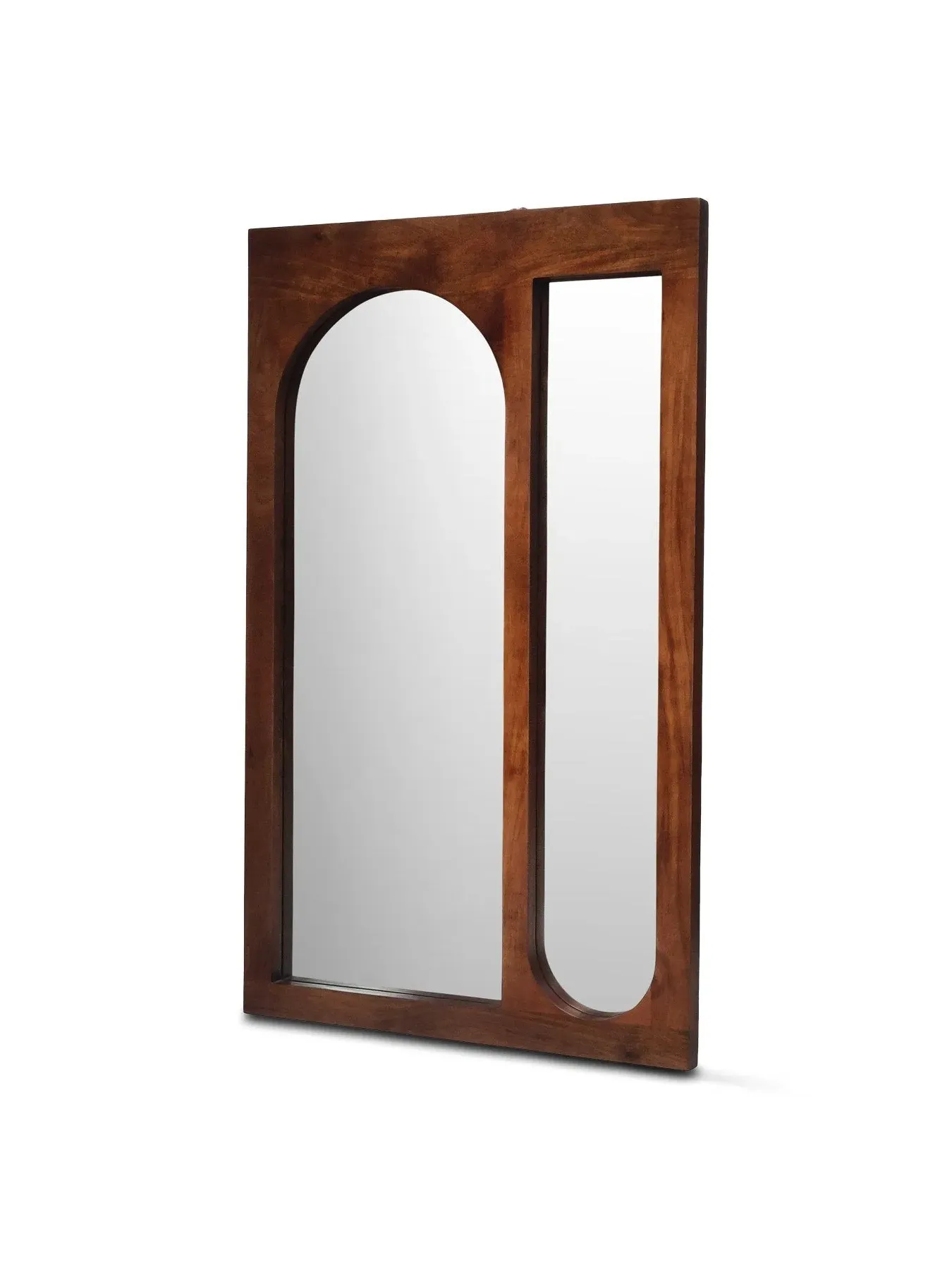 Floor Standing Mirror - Brown, Wood image