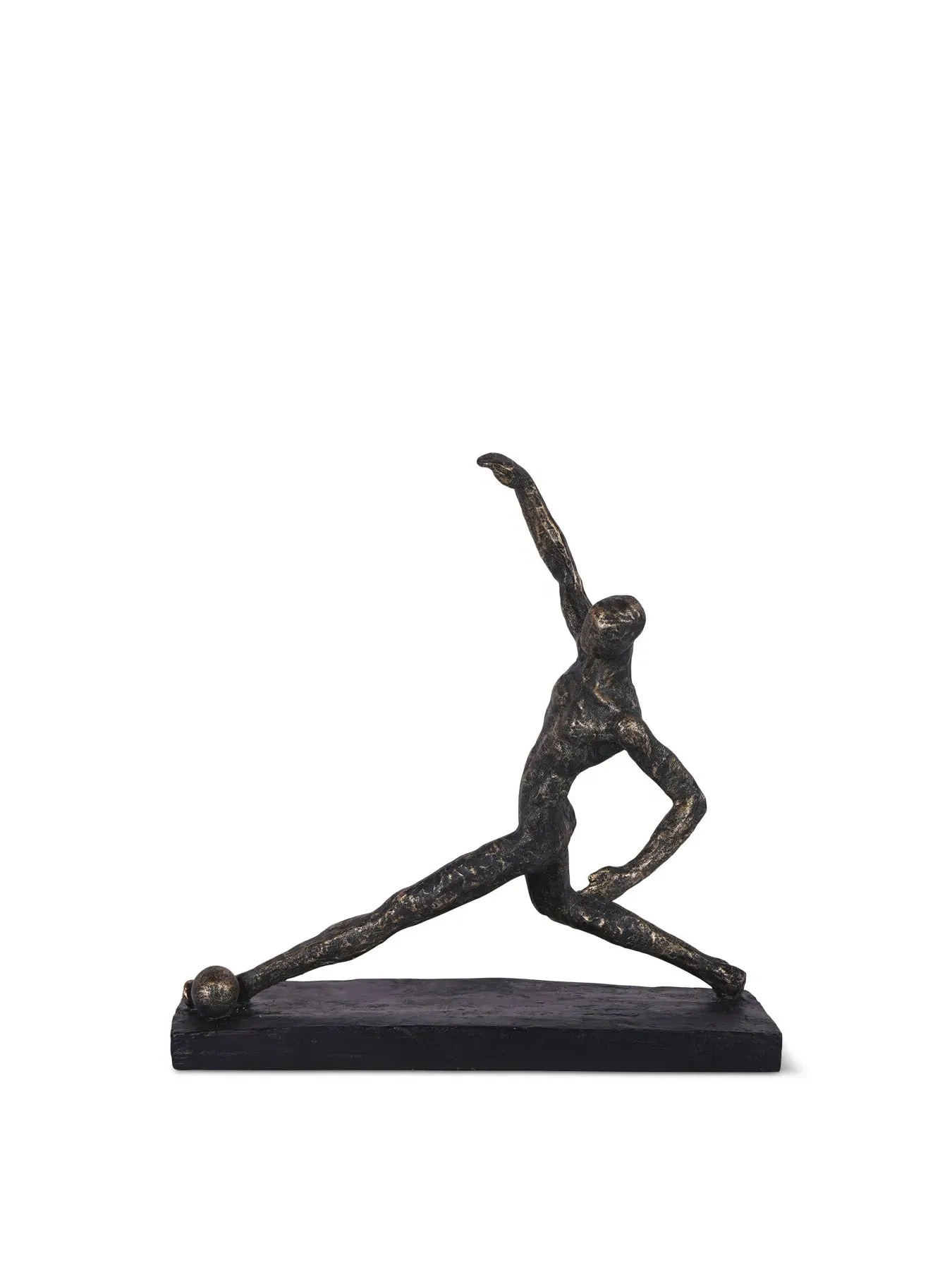 Football Player Sculpture - Bronze image