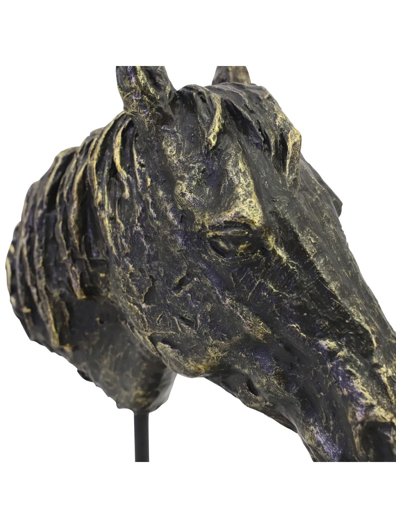 Horse Head Sculpture - Bronze