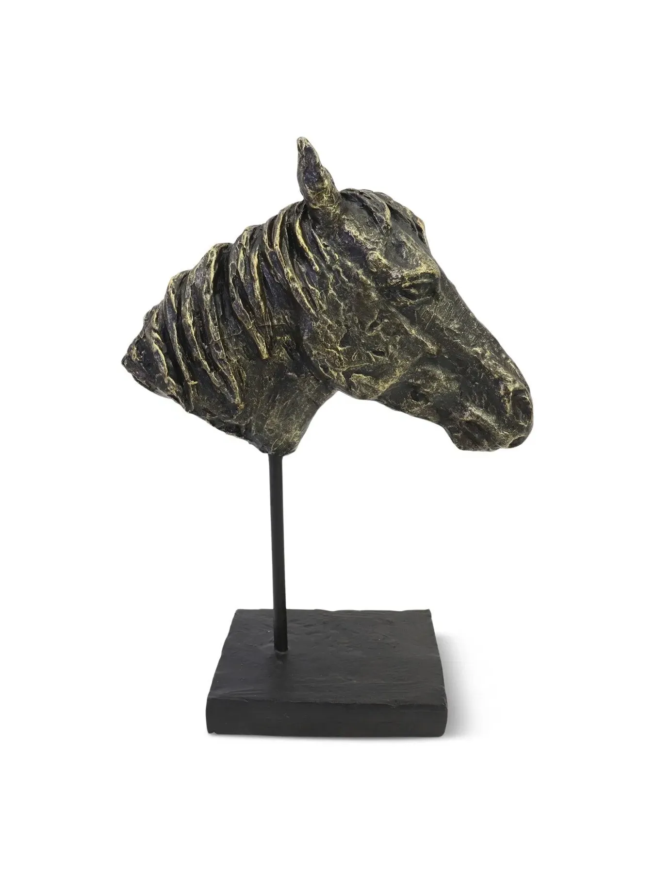Horse Head Sculpture - Bronze image