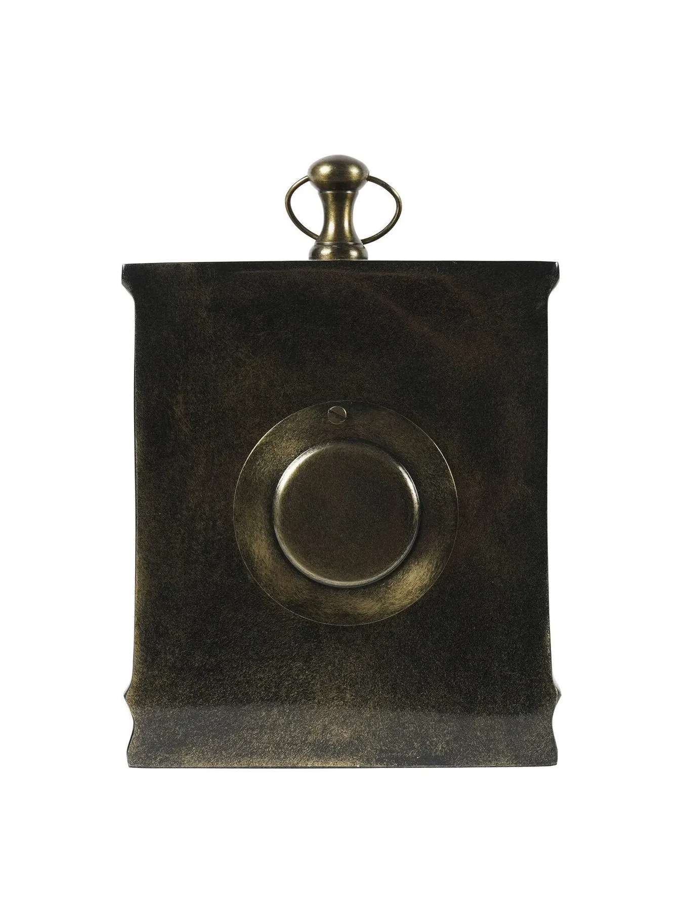 Large Mantel Clock - Brass, Antique Finish