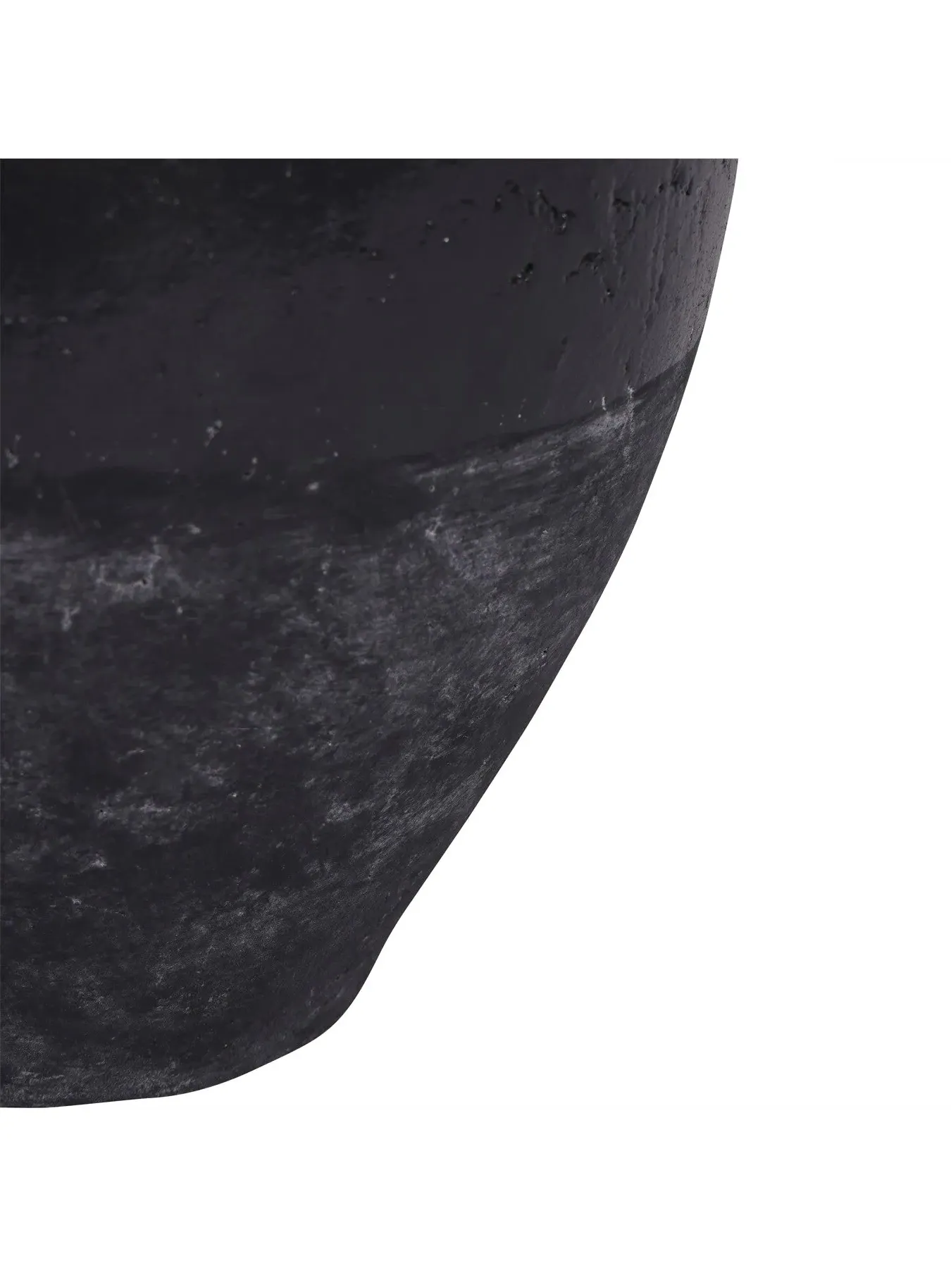 Large Table Lamp with Shade - Black, Ceramic