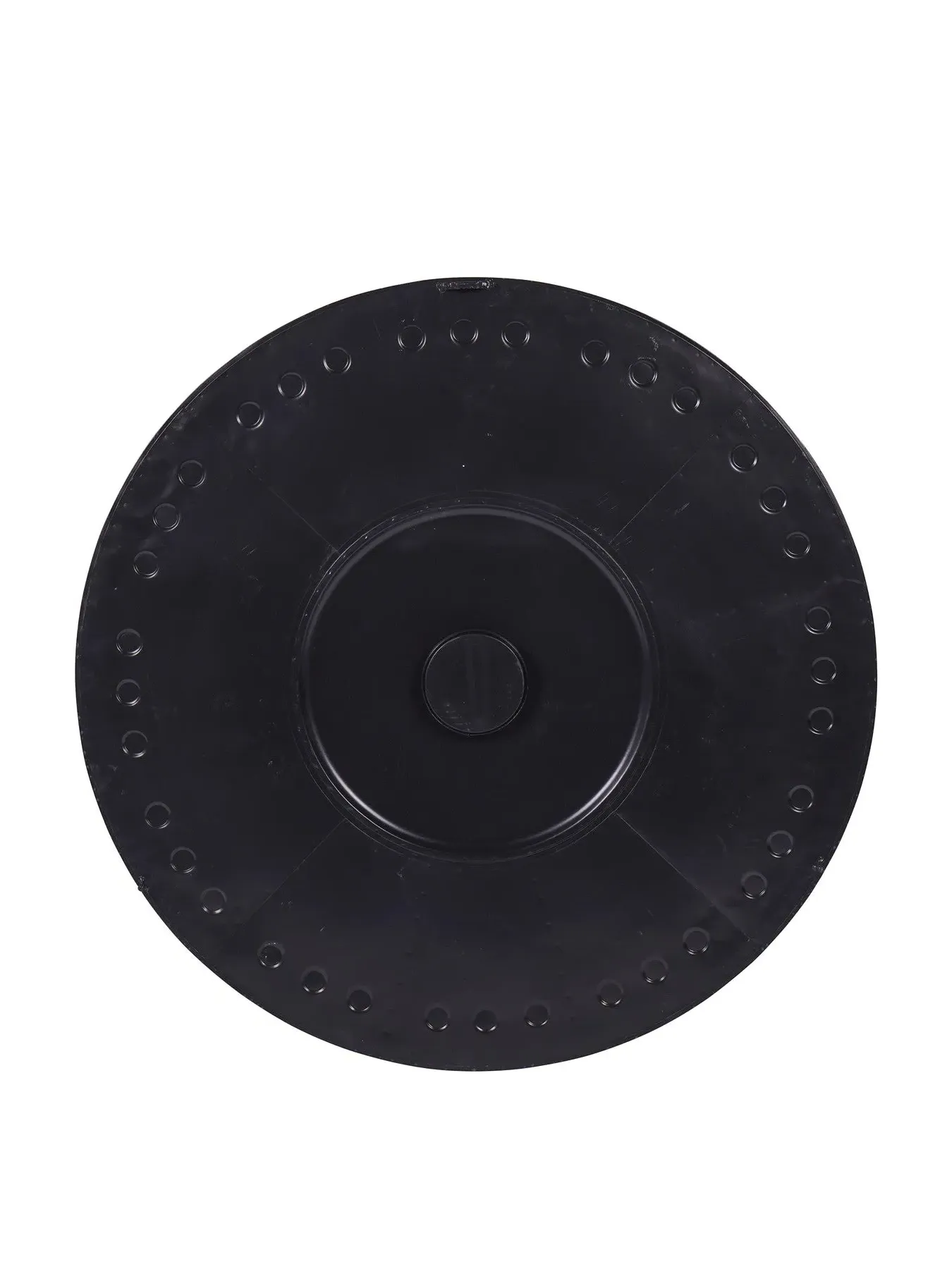 Large Wall Clock - Antique Black, Metal