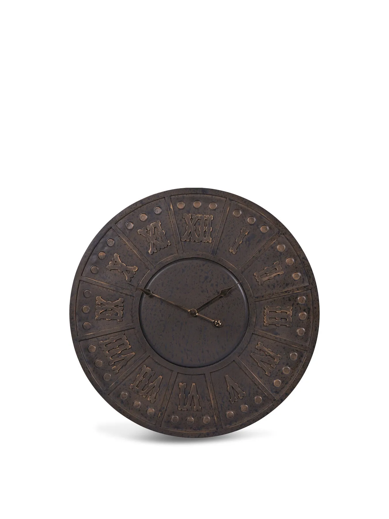 Large Wall Clock - Antique Black, Metal image
