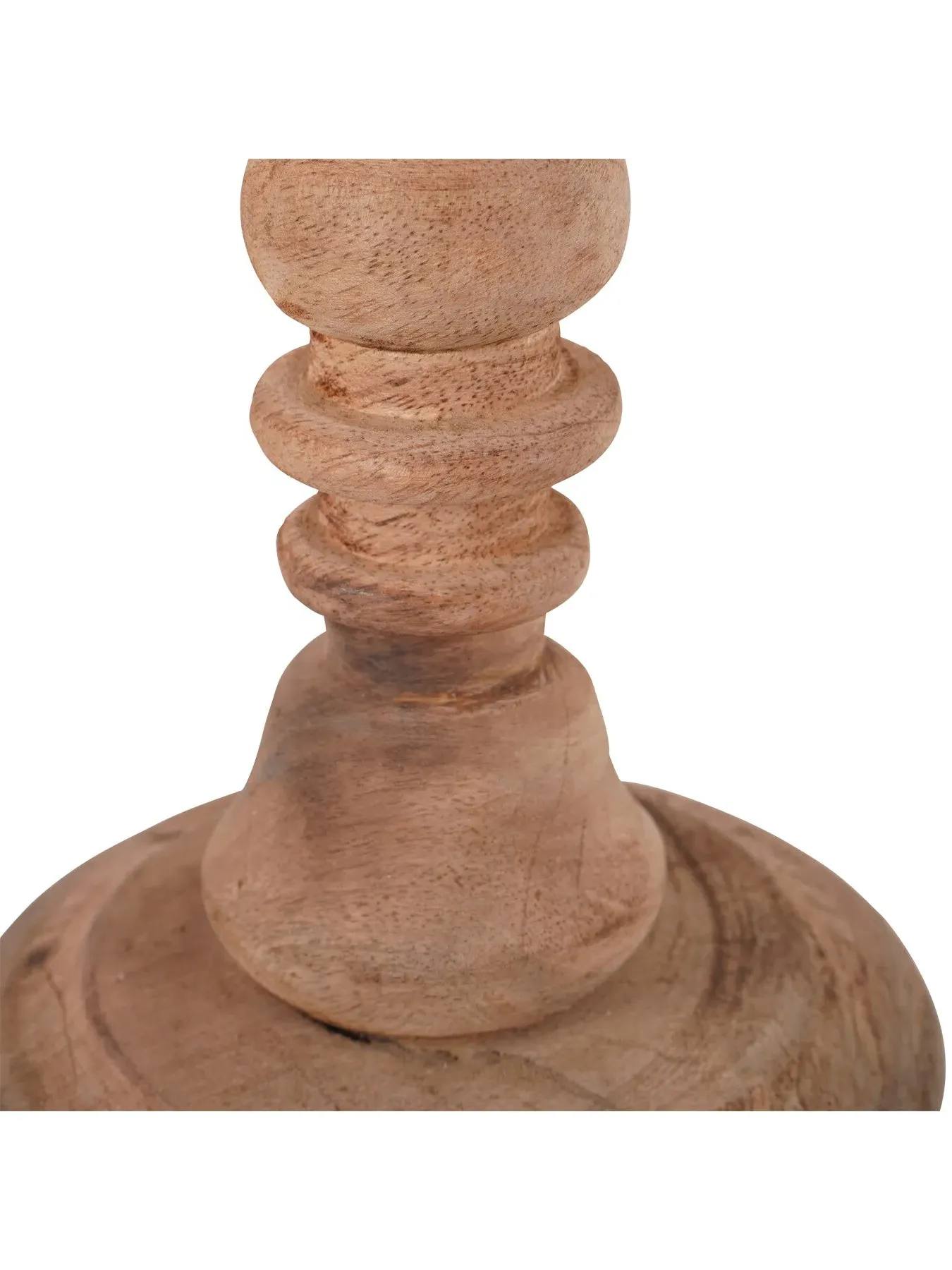 Large Wooden Sculpture Hand Carved - Natural