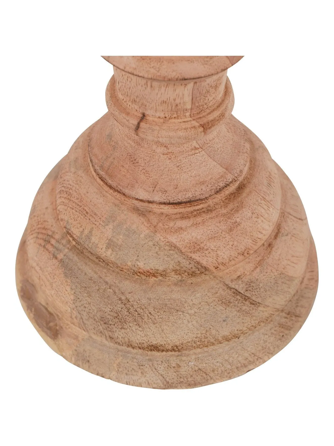 Large Wooden Sculpture Hand Carved - Natural