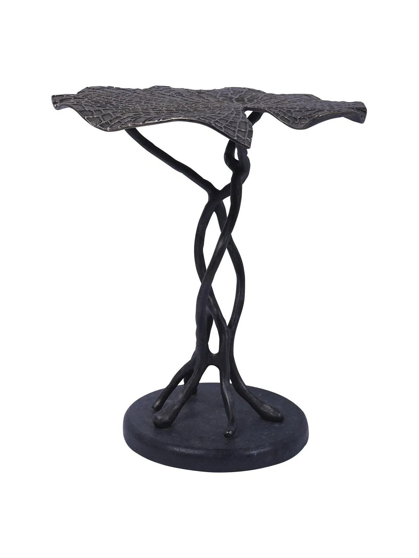 Leaf Side Table - Gold, Cast Aluminium