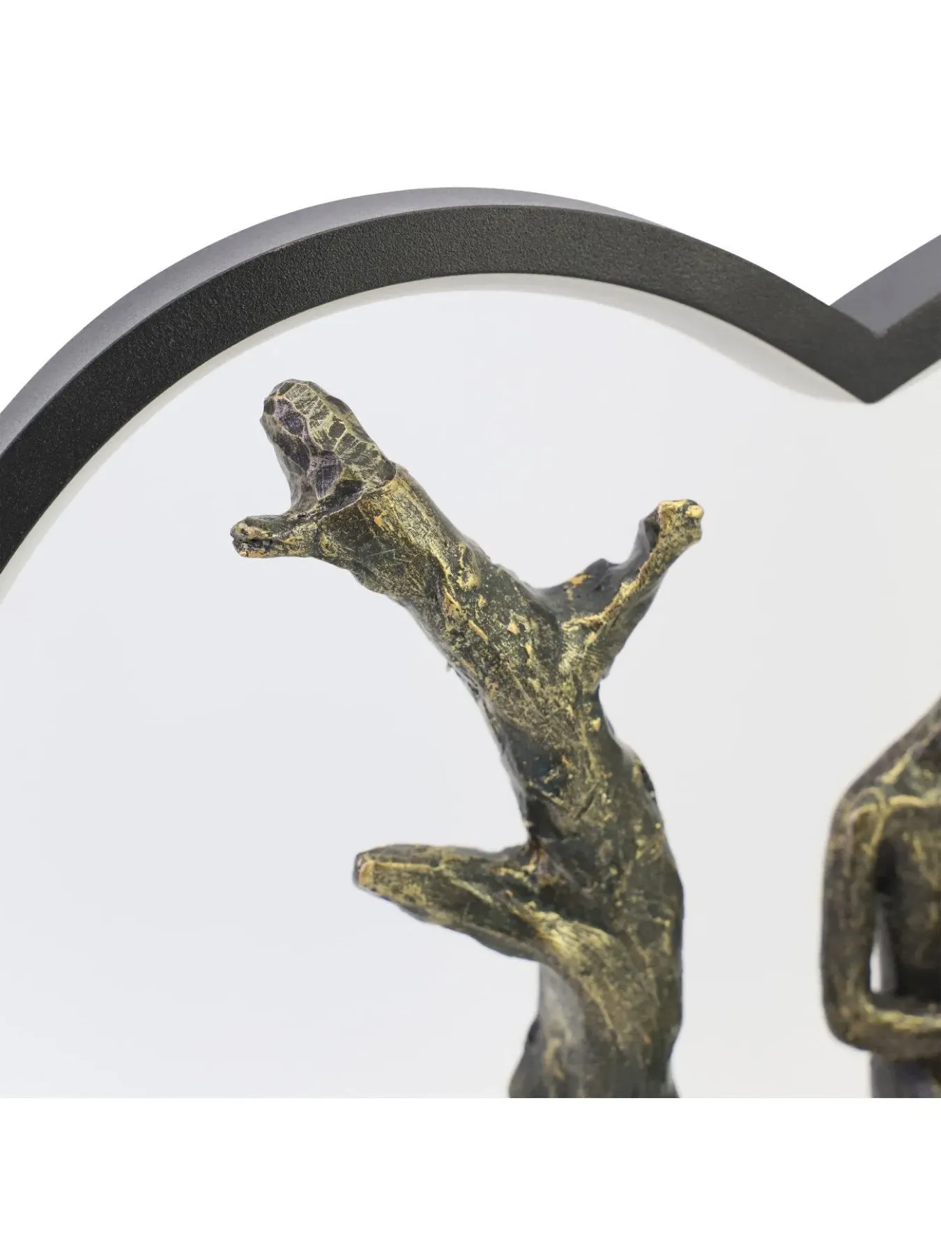 LED Light Sculpture with USB - Bronze