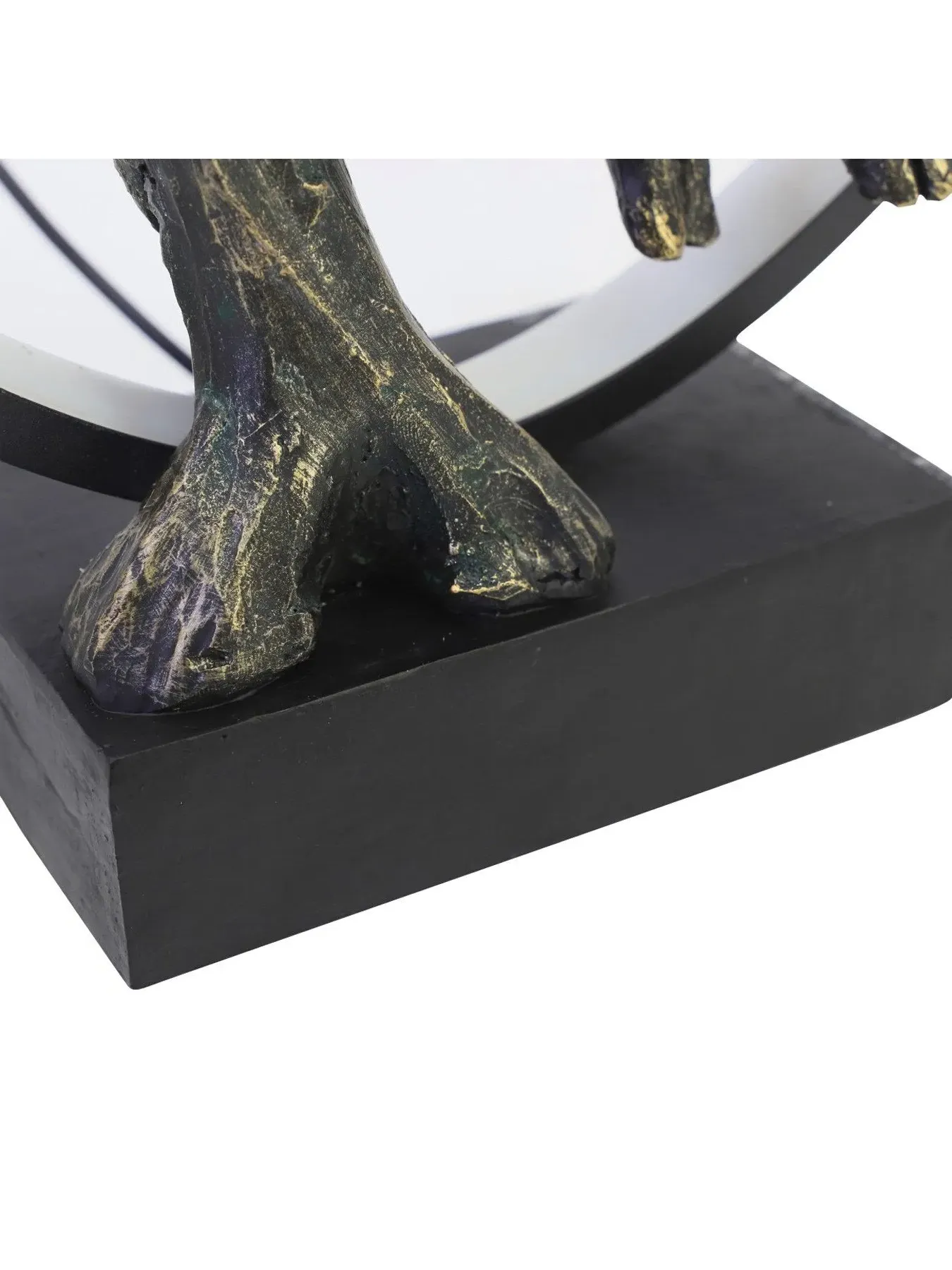 LED Light Sculpture with USB - Bronze