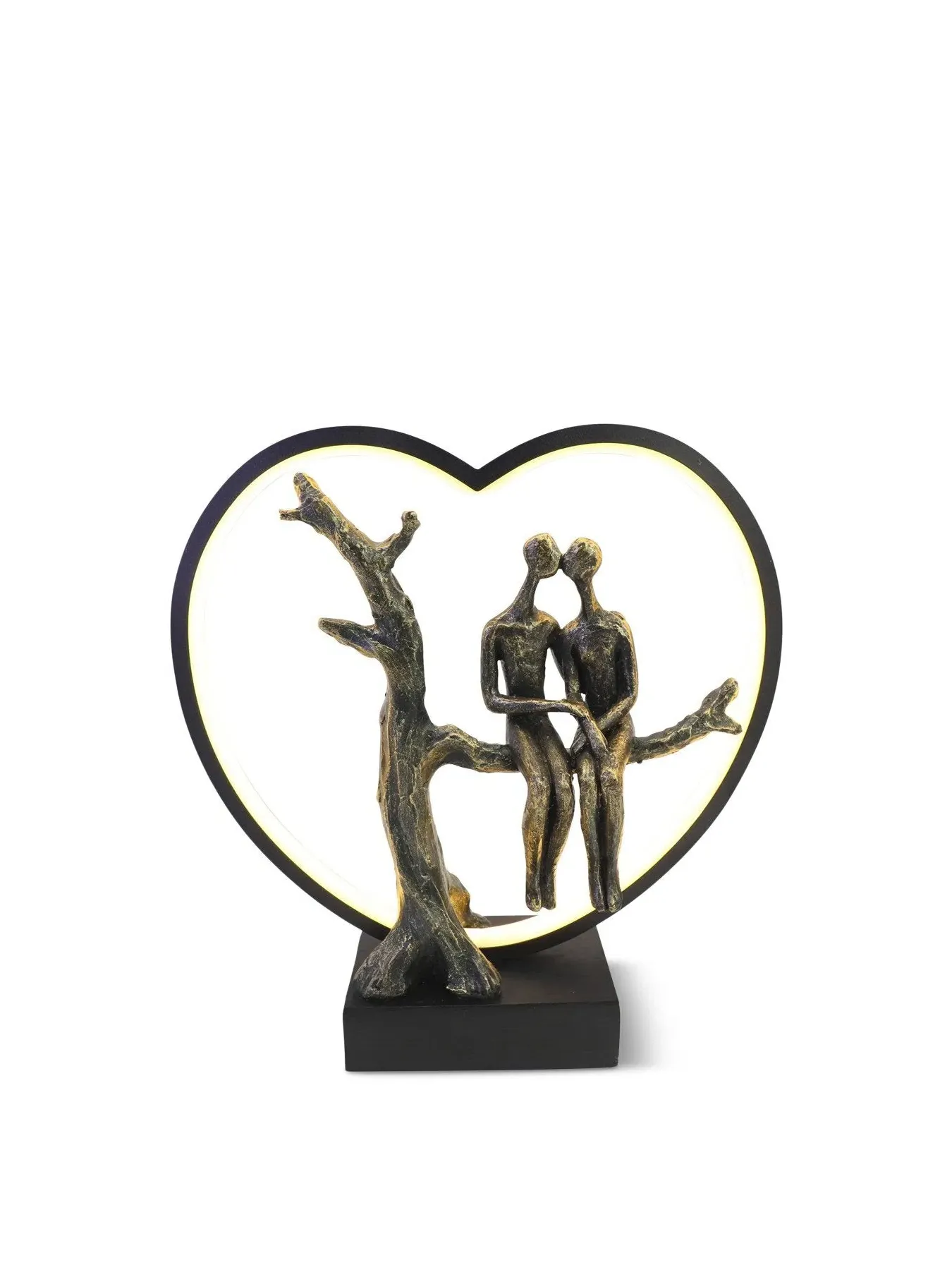 LED Light Sculpture with USB - Bronze image