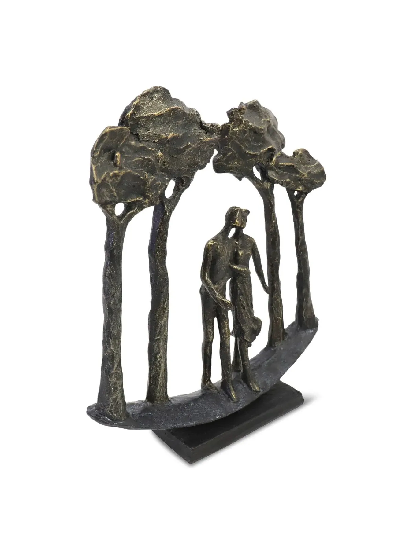 Lovers Arboretum Sculpture - Bronze image