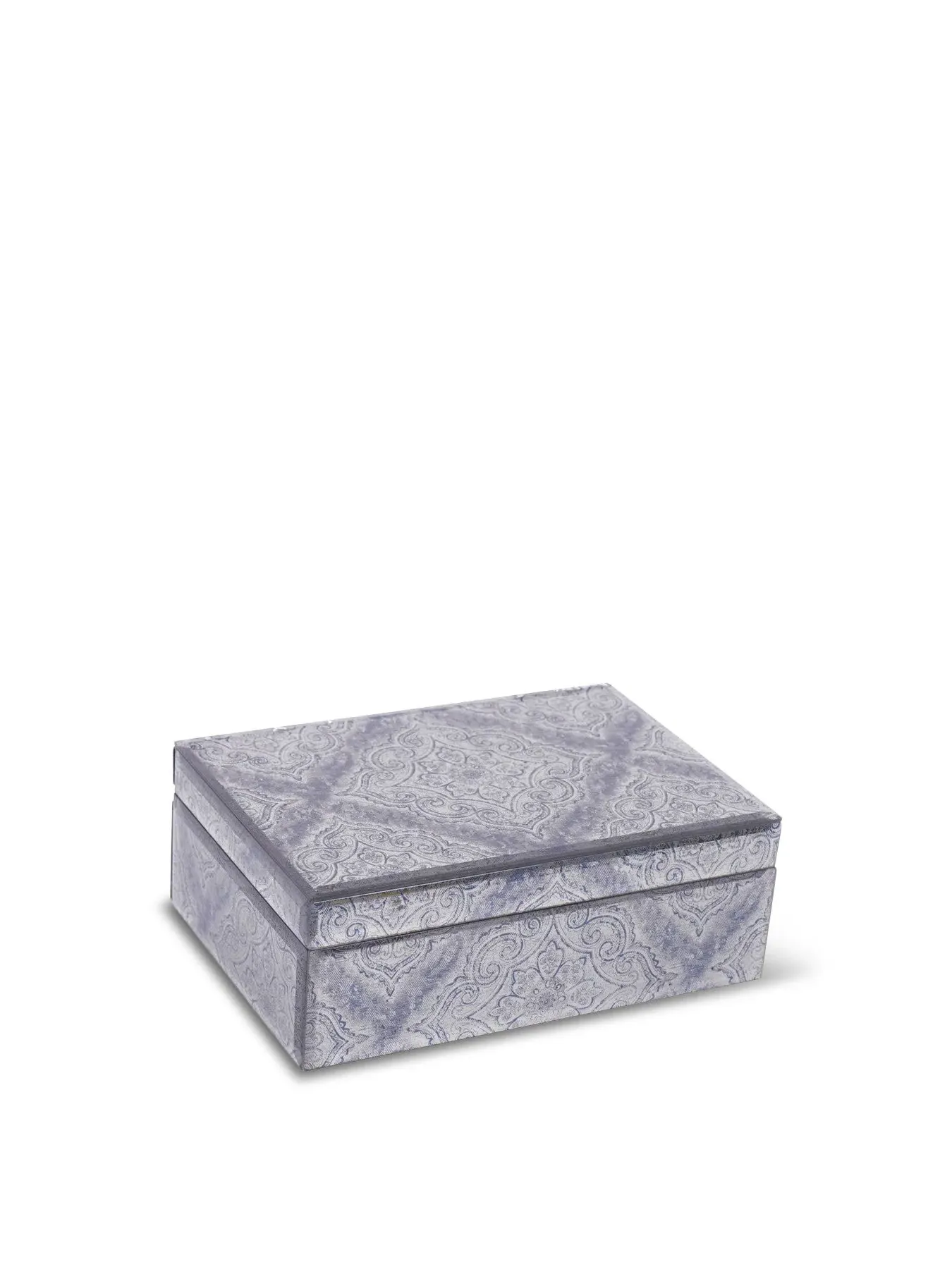 Mandala Pattern Mirrored Box - Smoke image